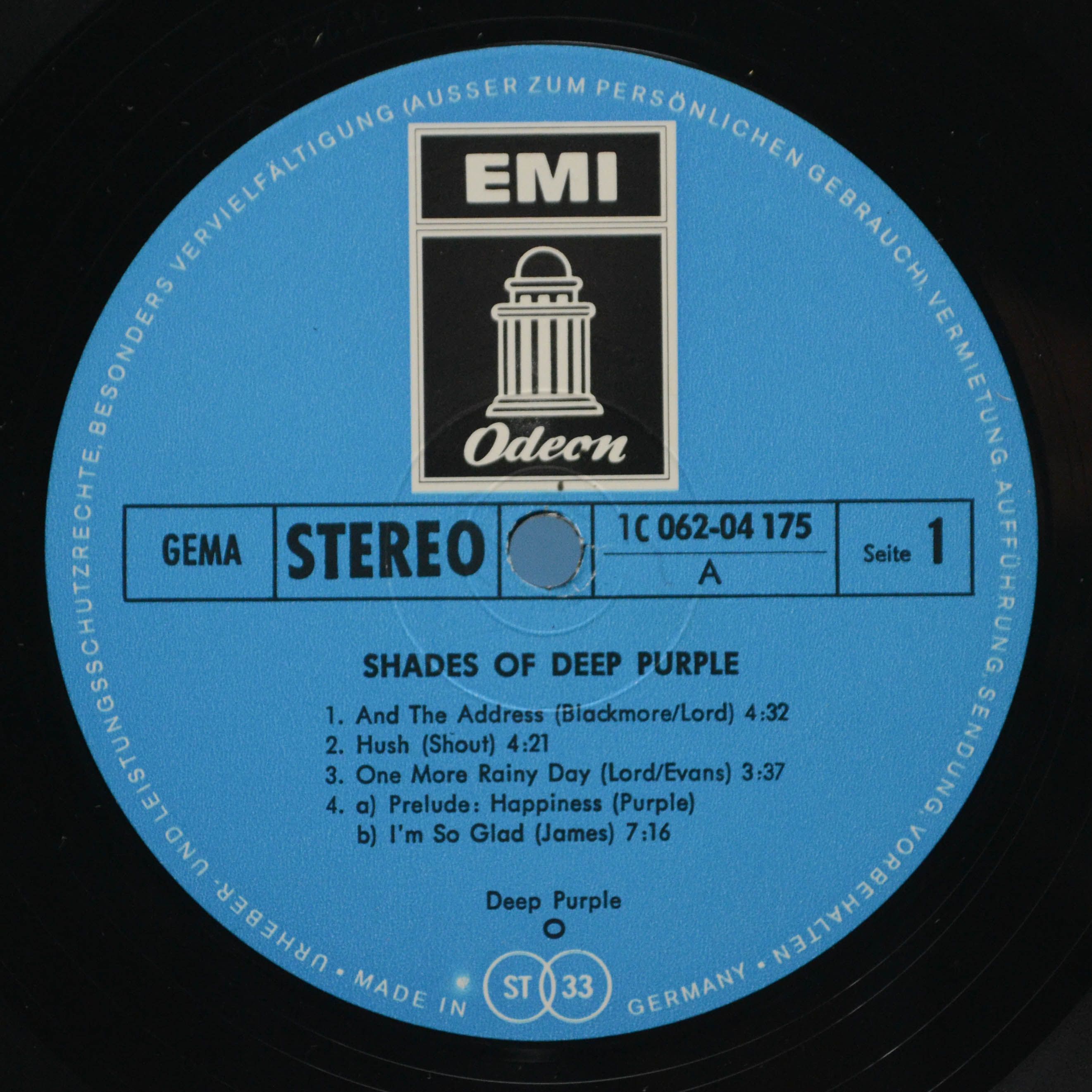 Deep Purple — Shades Of Deep Purple, 1968