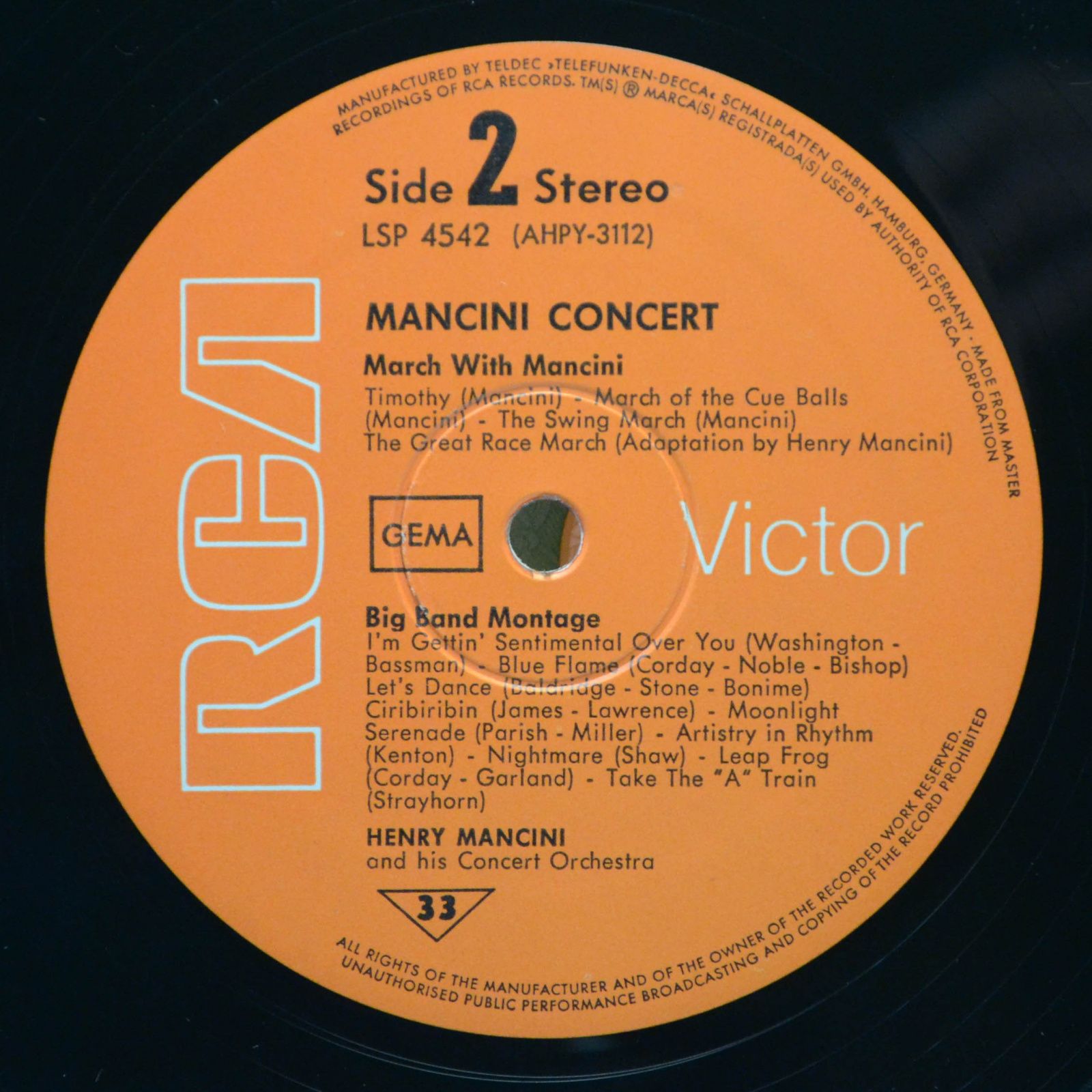 Henry Mancini — Mancini Concert, 1971