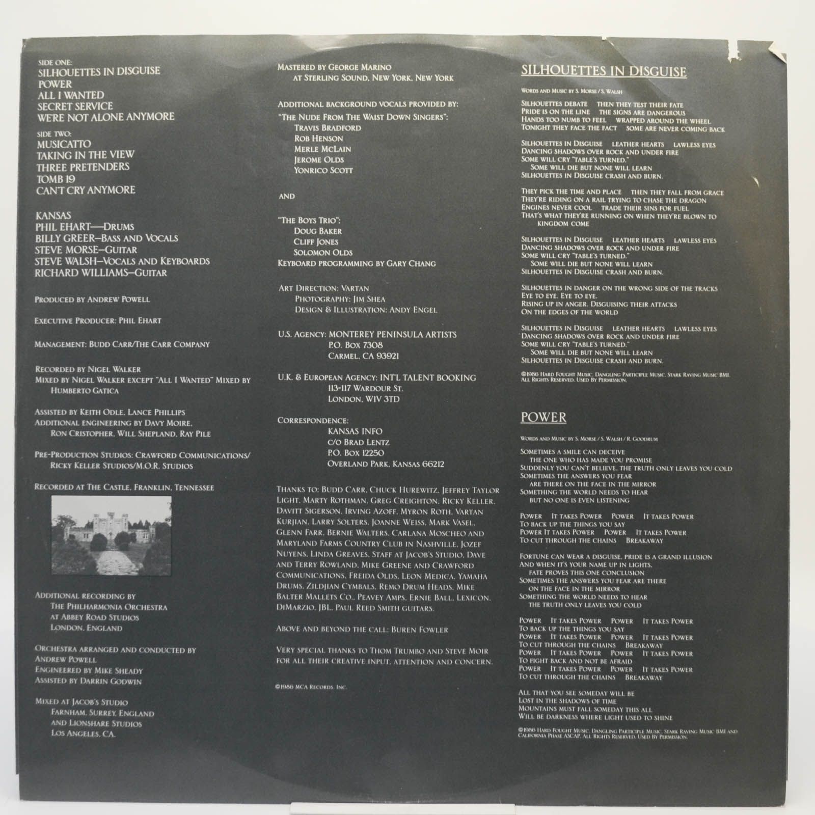 Kansas — Power (USA), 1986