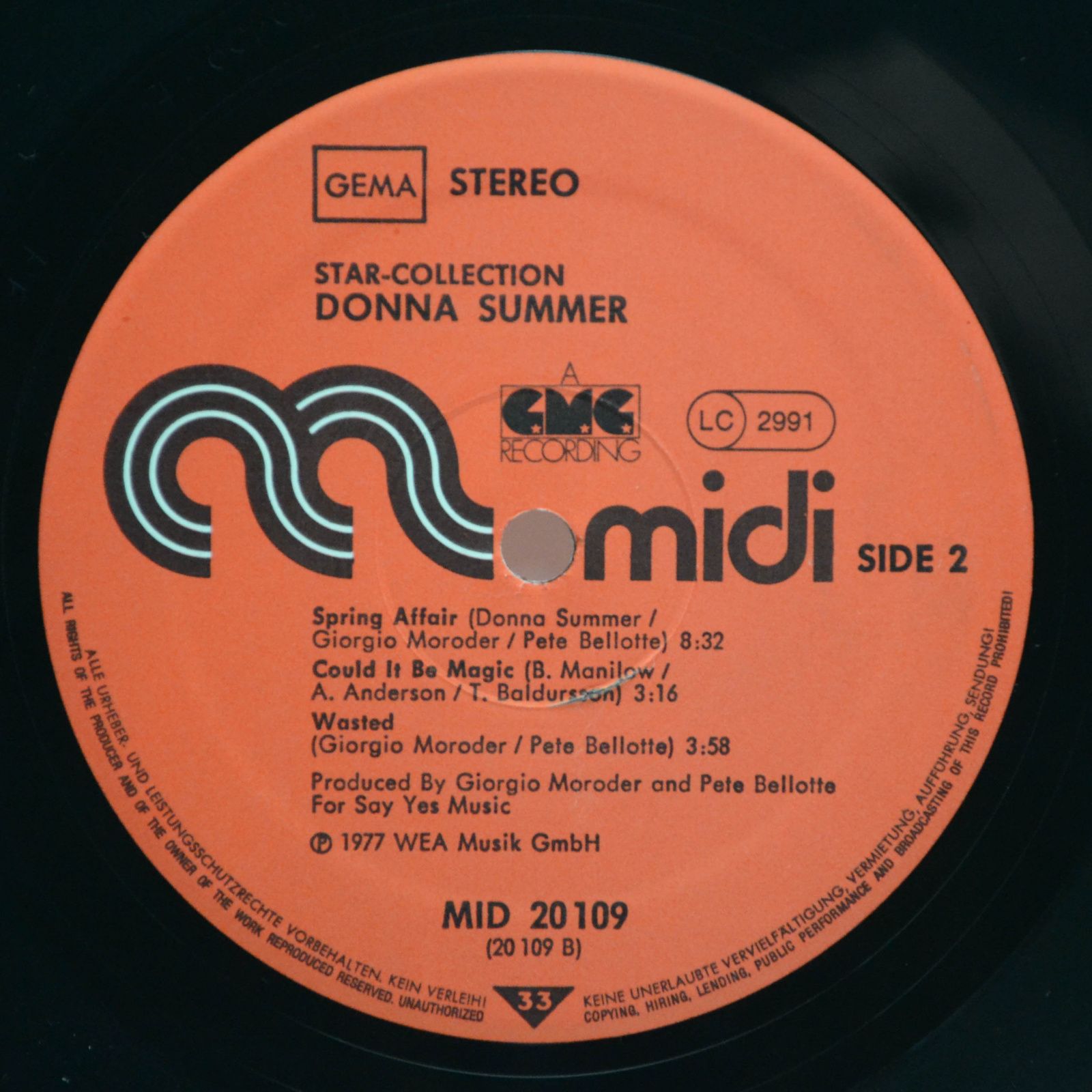 Donna Summer — Star-Collection, 1977