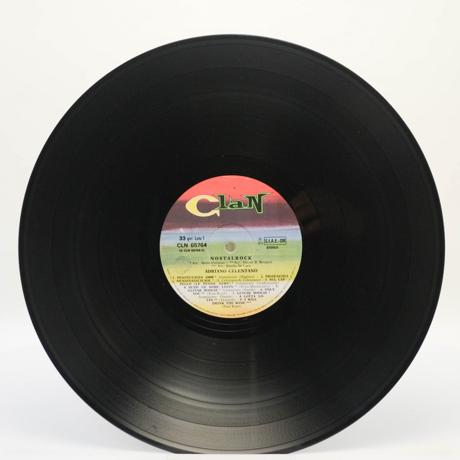 Adriano Celentano — Nostalrock (1-st, Italy, Clan), 1973