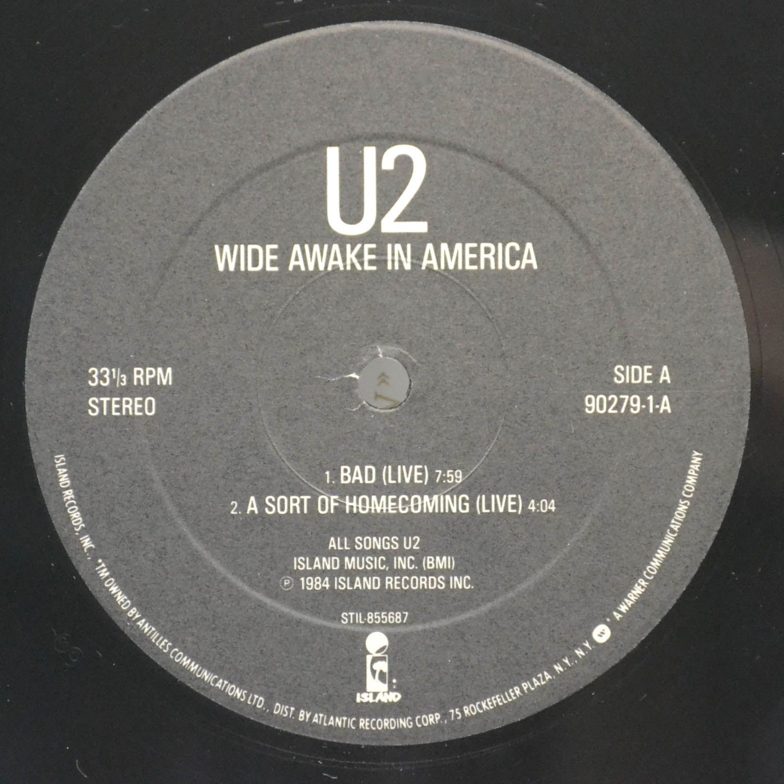 U2 — Wide Awake In America (USA), 1985