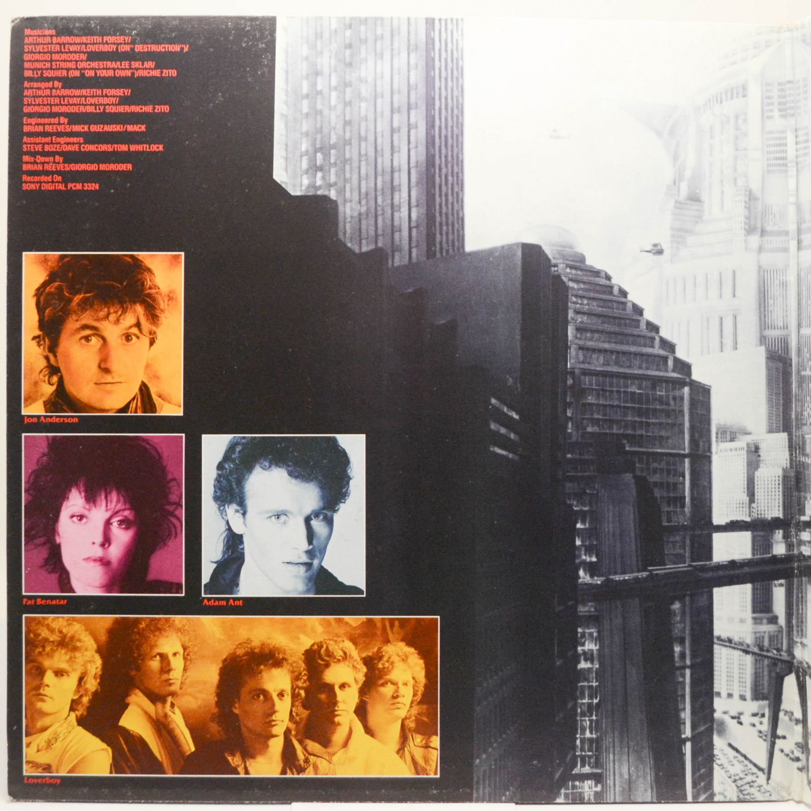 Various — Metropolis (Original Motion Picture Soundtrack), 1984