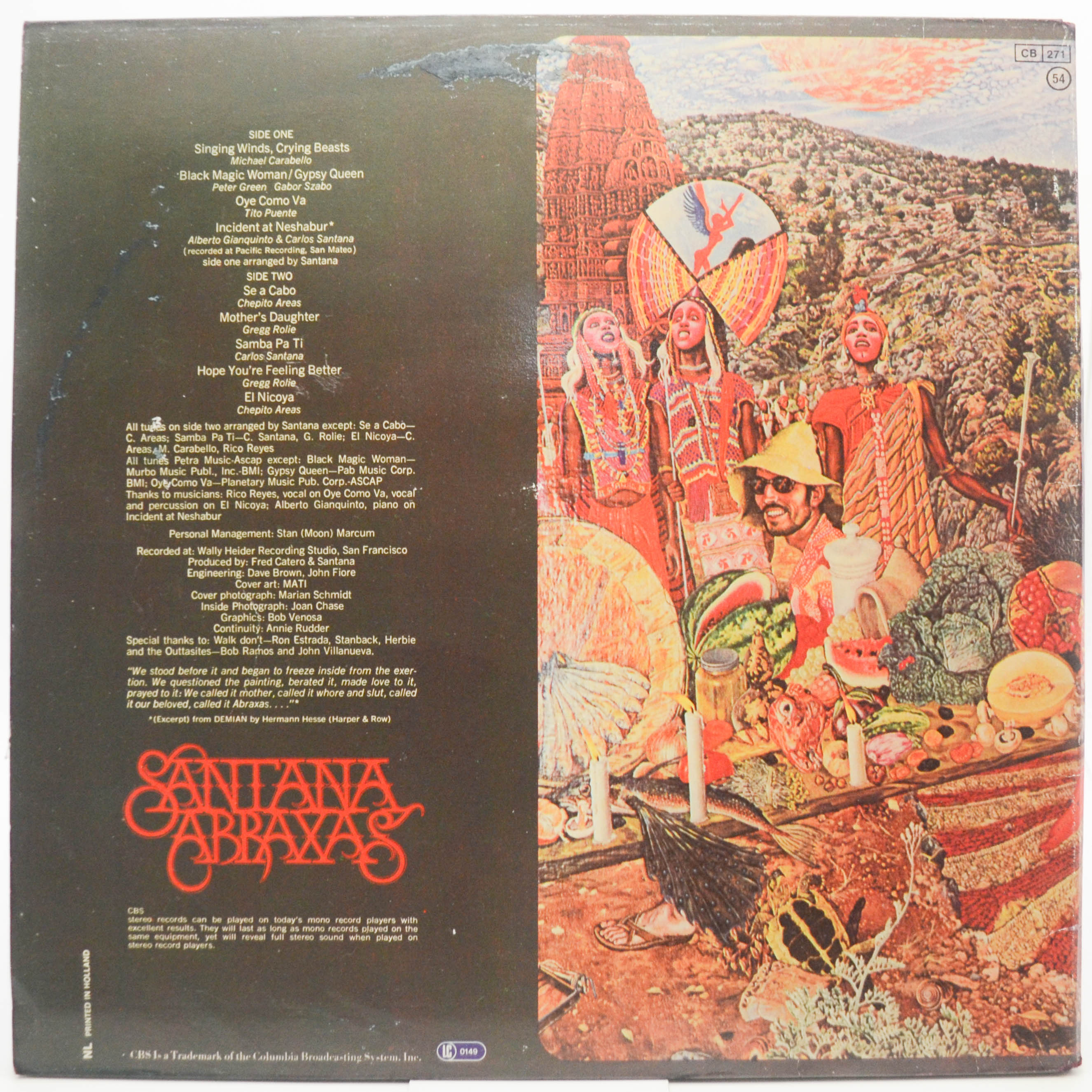 Santana — Abraxas, 1970