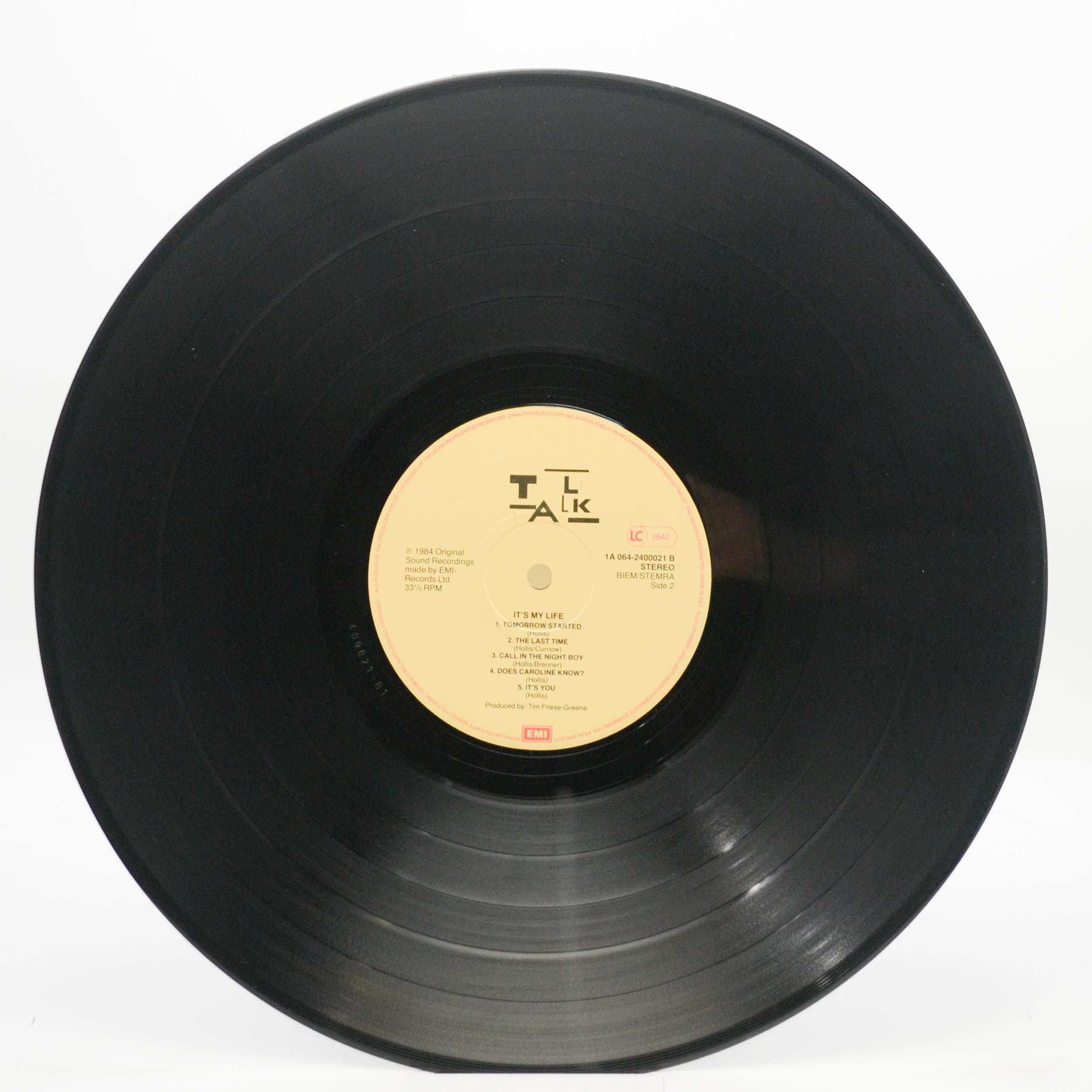 Talk Talk — It's My Life, 1984