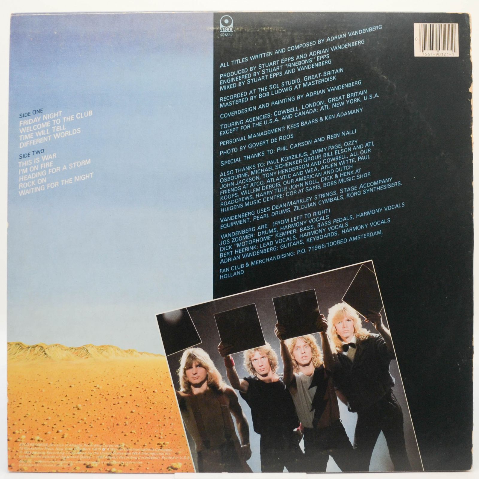 Vandenberg — Heading For A Storm (USA), 1983