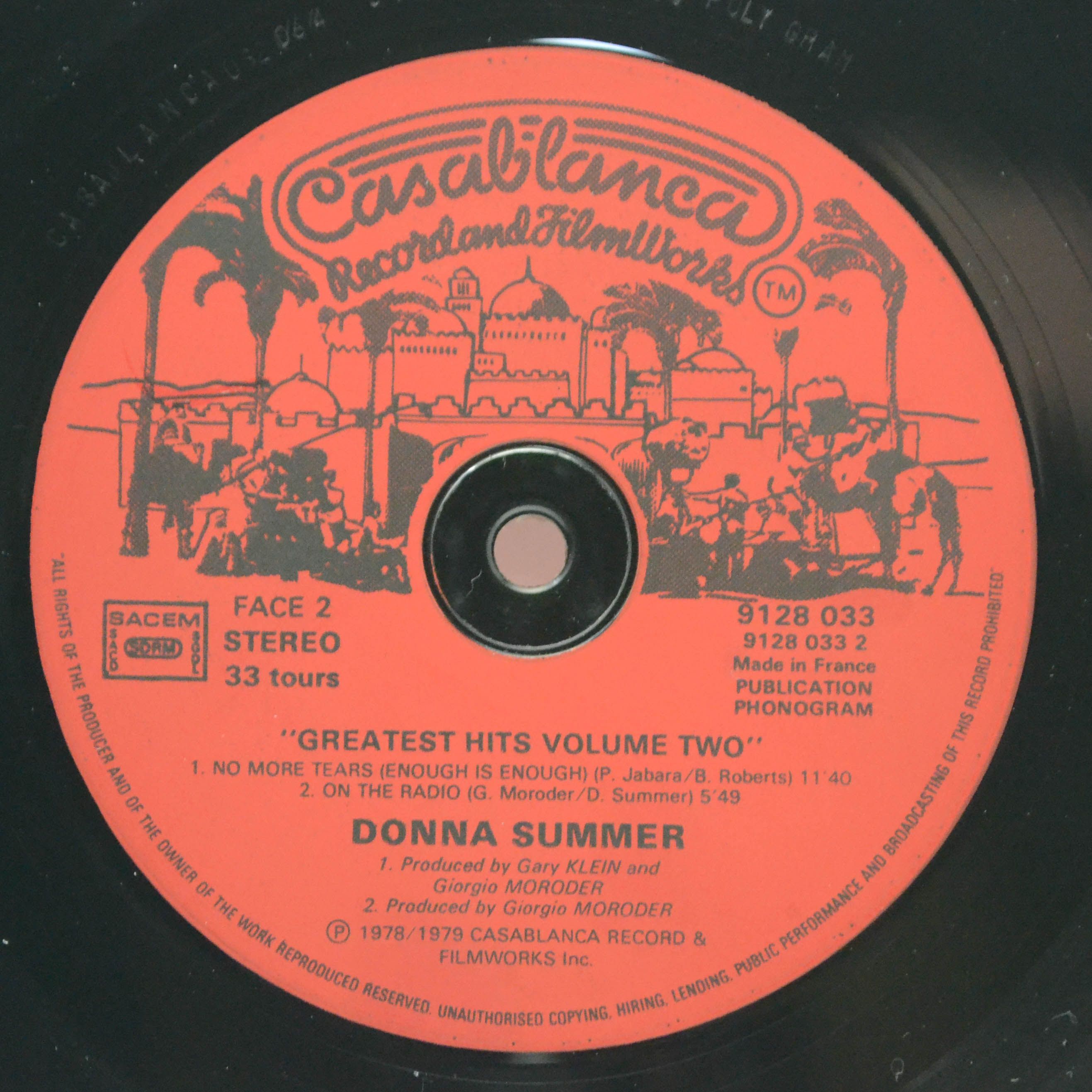 Donna Summer — Greatest Hits - Volume Two, 1979