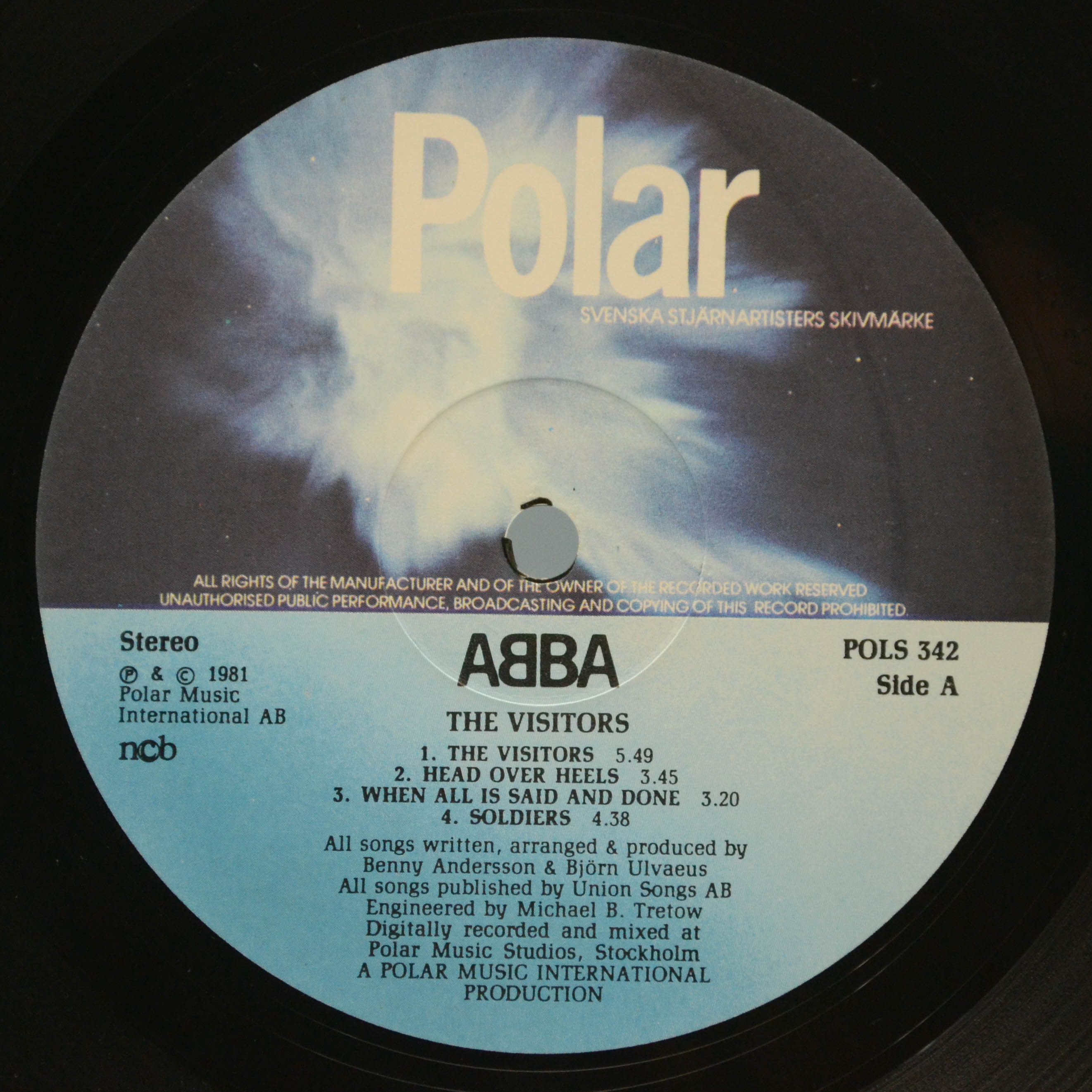 ABBA — The Visitors (1-st, Sweden), 1981