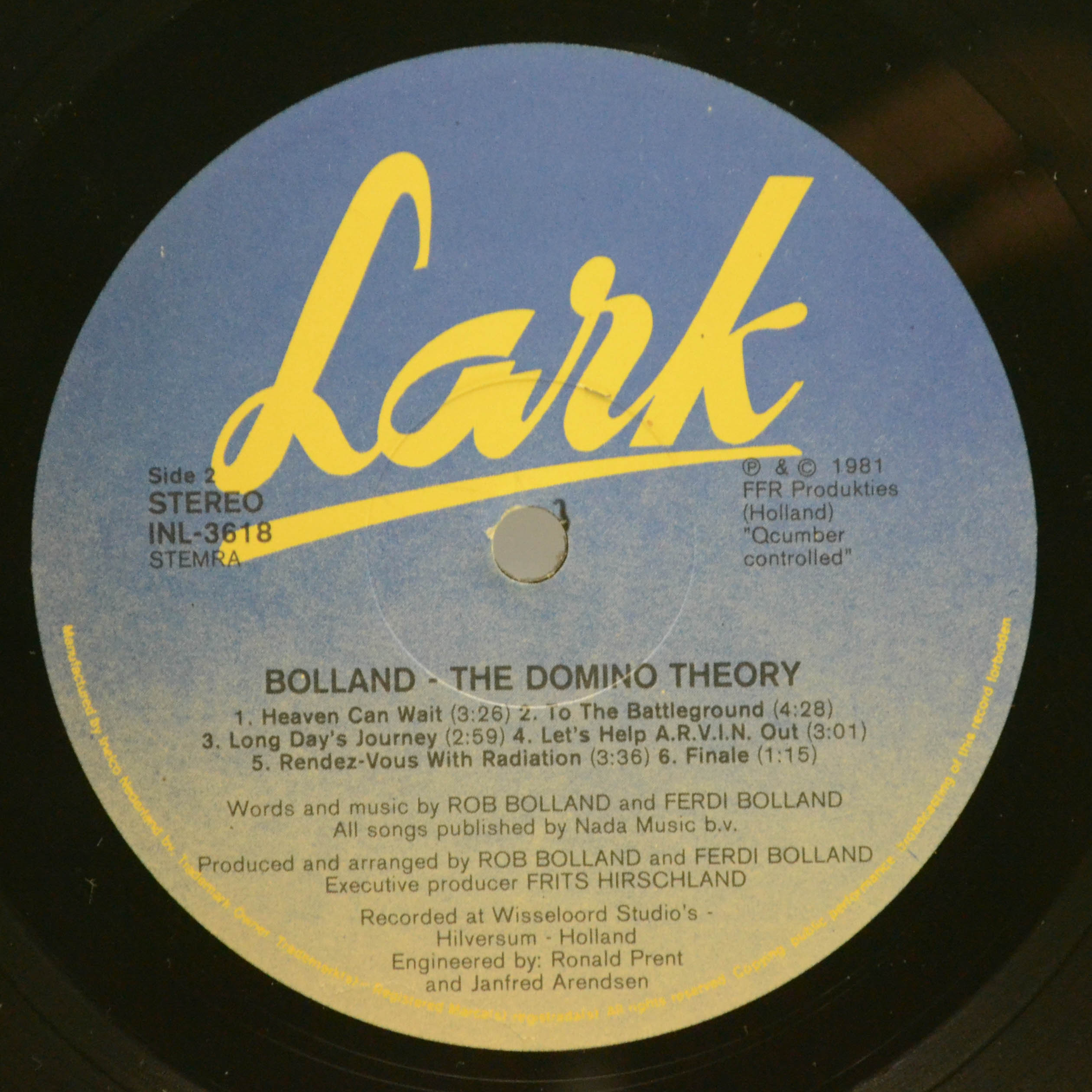 Bolland — The Domino Theory, 1981