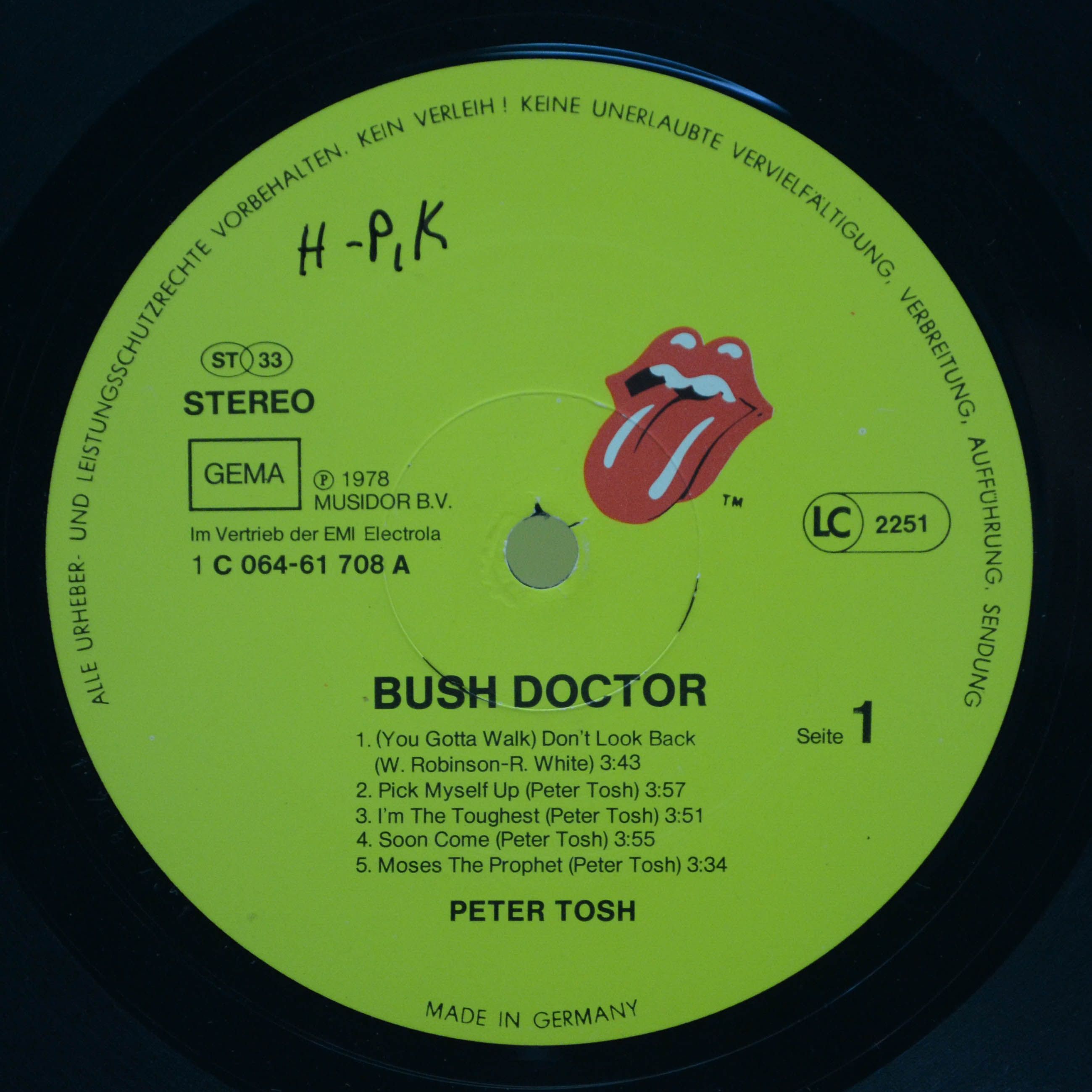 Peter Tosh — Bush Doctor, 1978