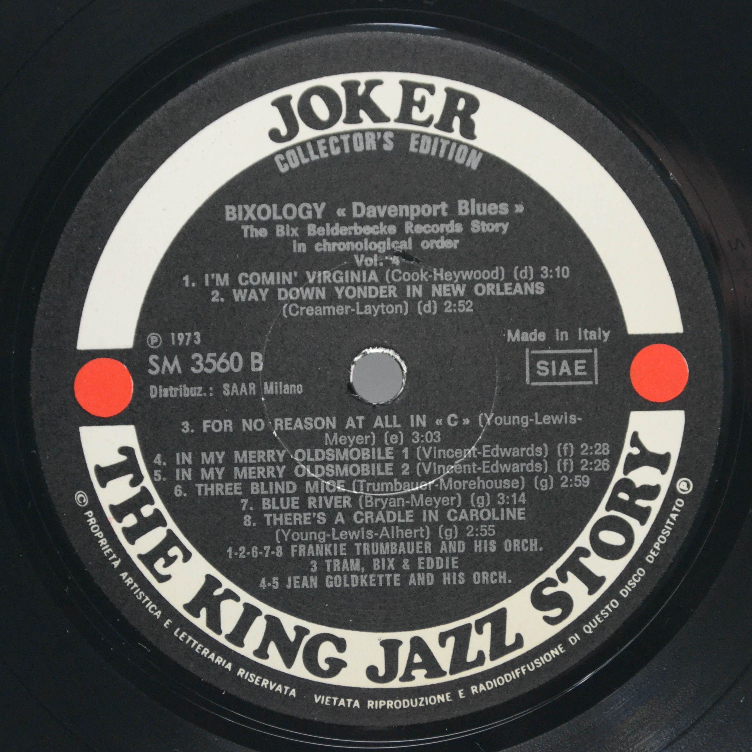 Bix Beiderbecke — Bixology "Singin' The Blues", 1973