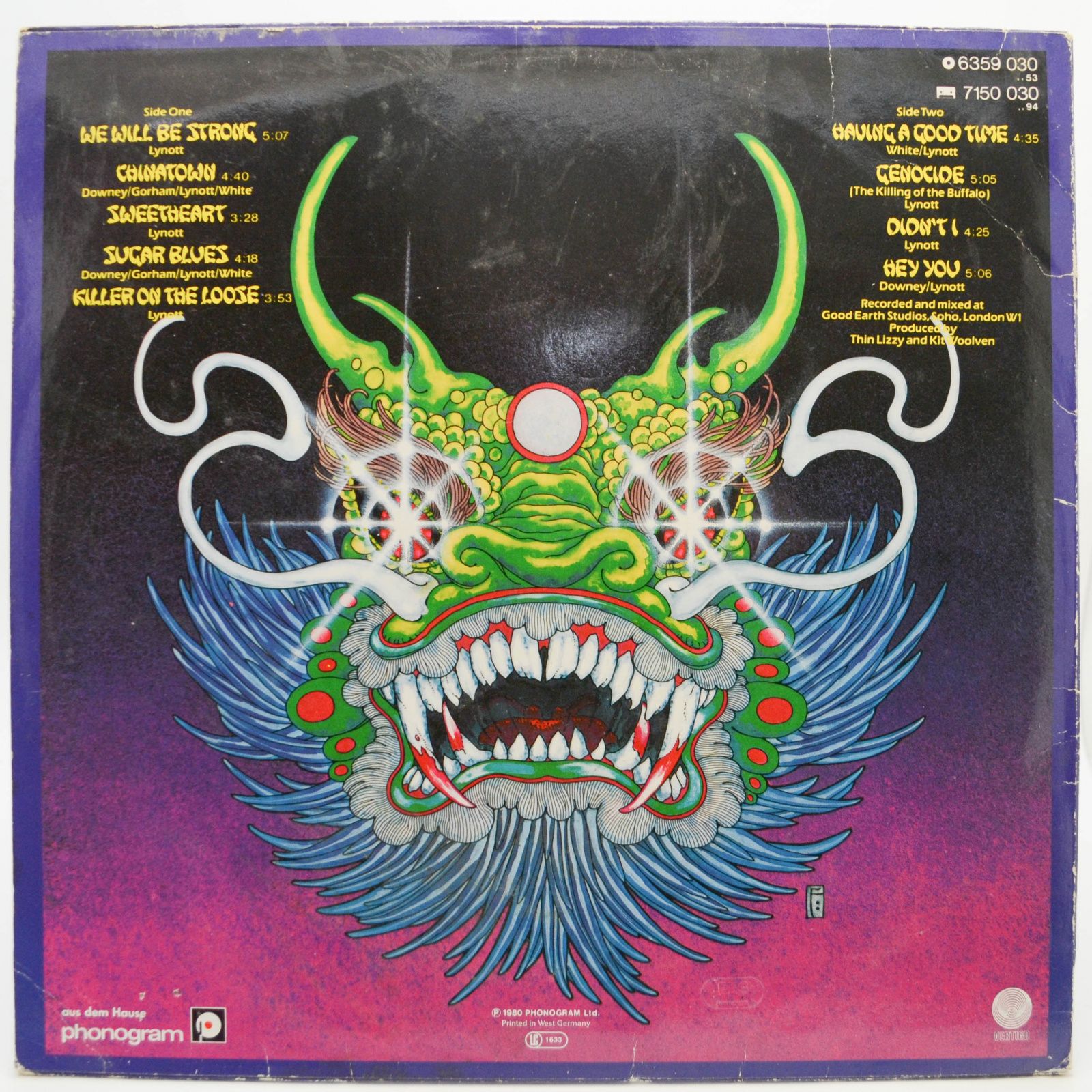 Thin Lizzy — Chinatown, 1980