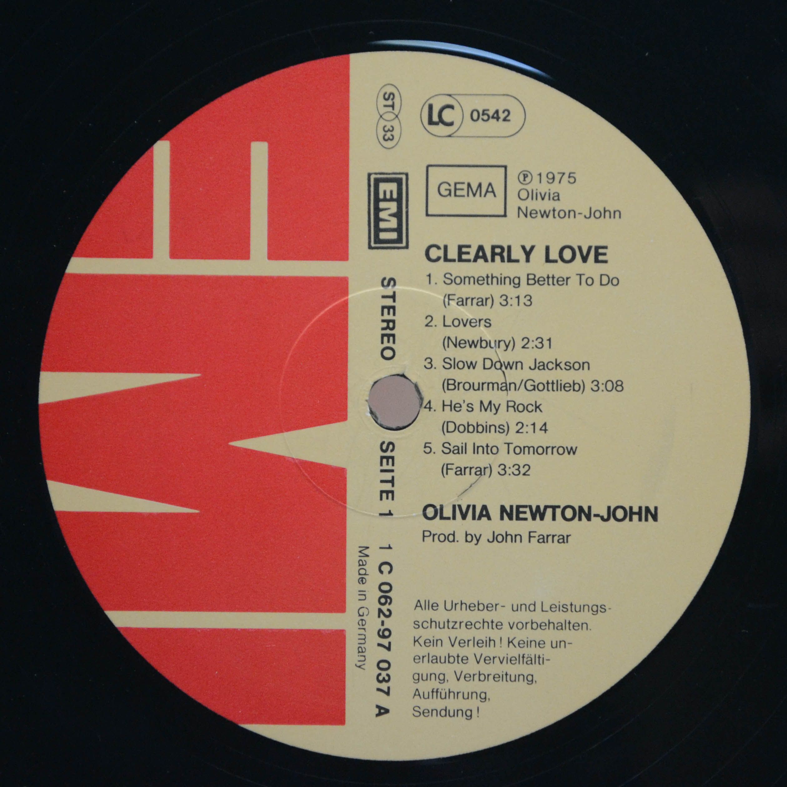 Olivia Newton-John — Clearly Love, 1975
