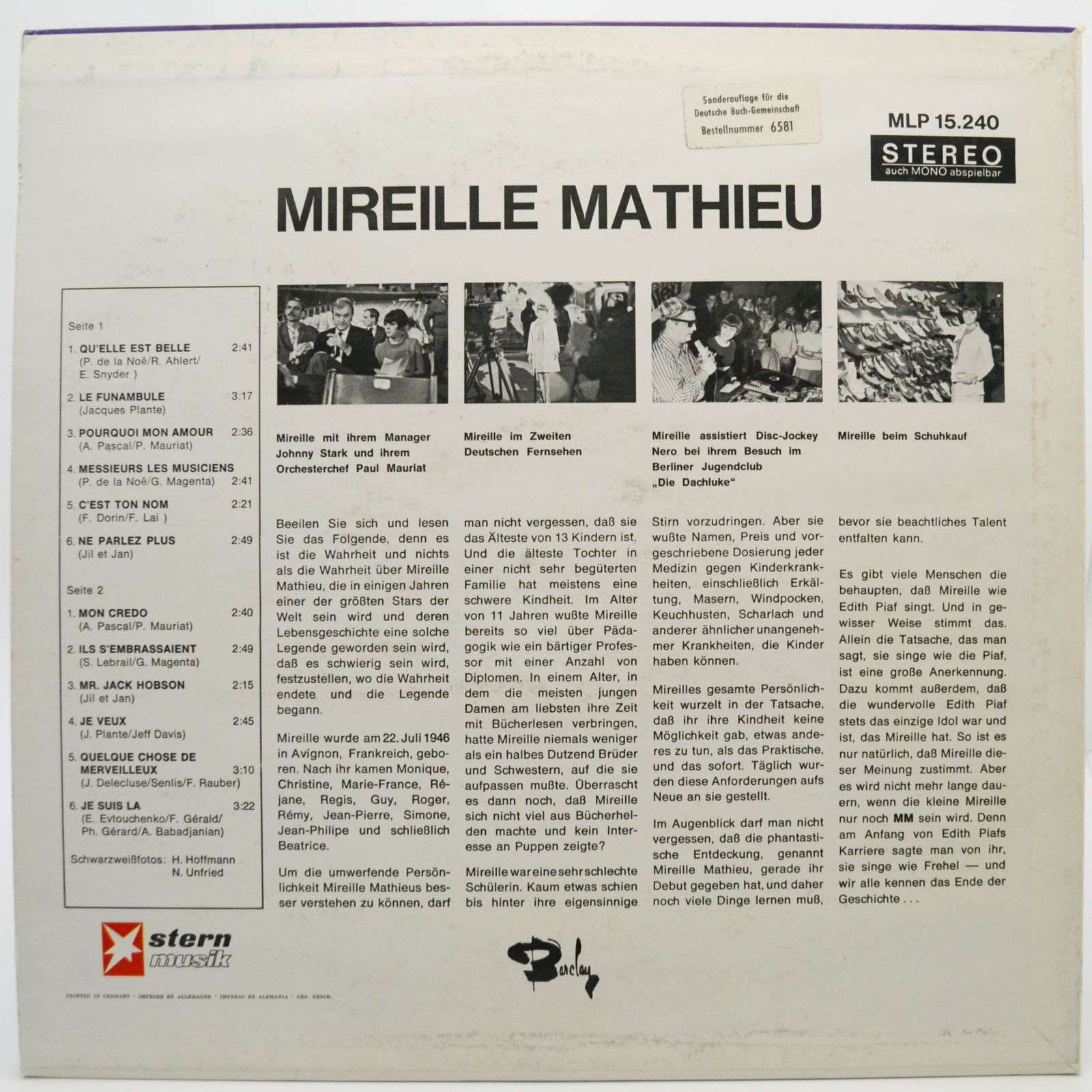 Mireille Mathieu — Mireille Mathieu, 1966
