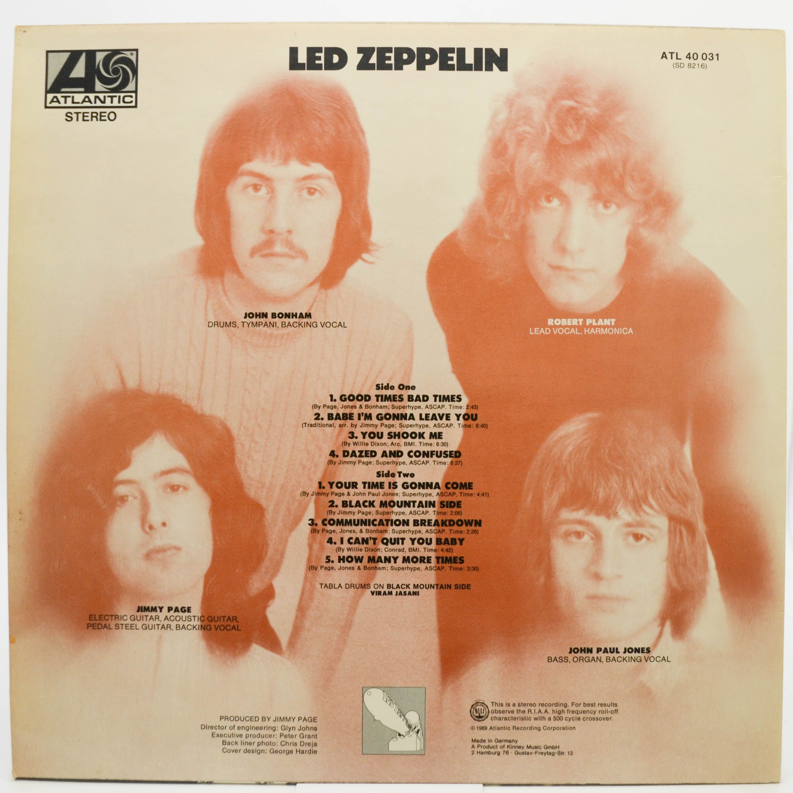Led Zeppelin — Led Zeppelin, 1969