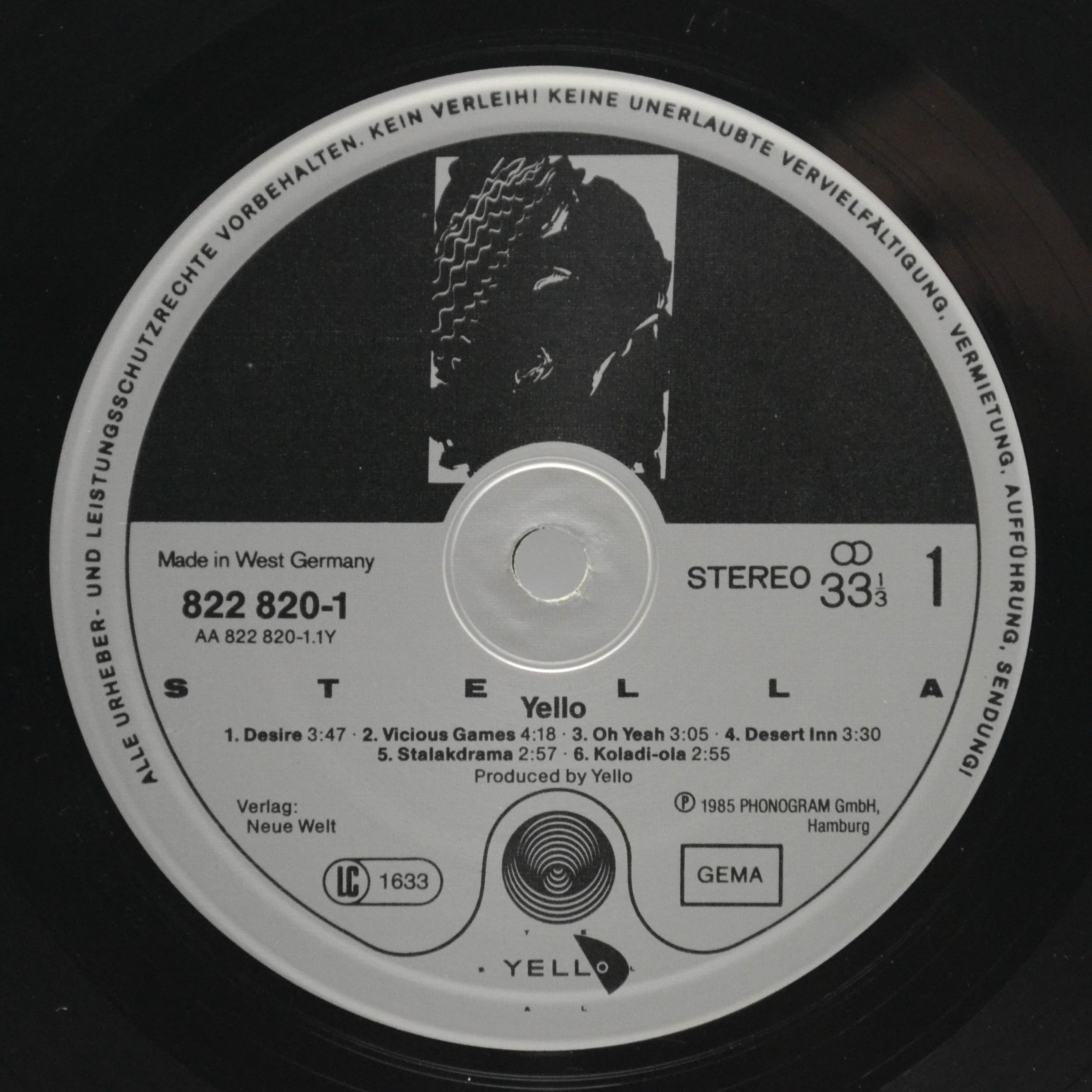 Yello — Stella, 1985