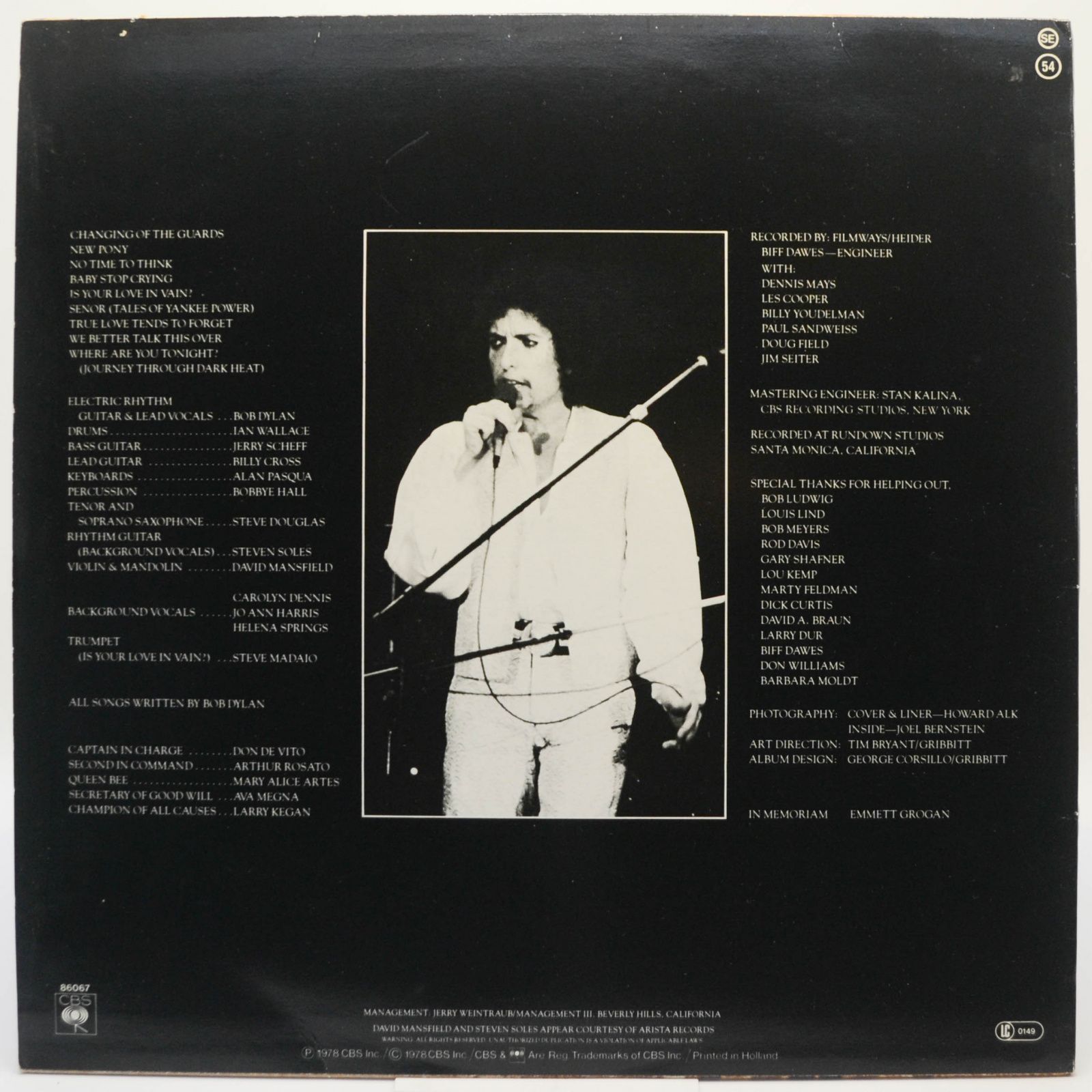 Bob Dylan — Street-Legal, 1978