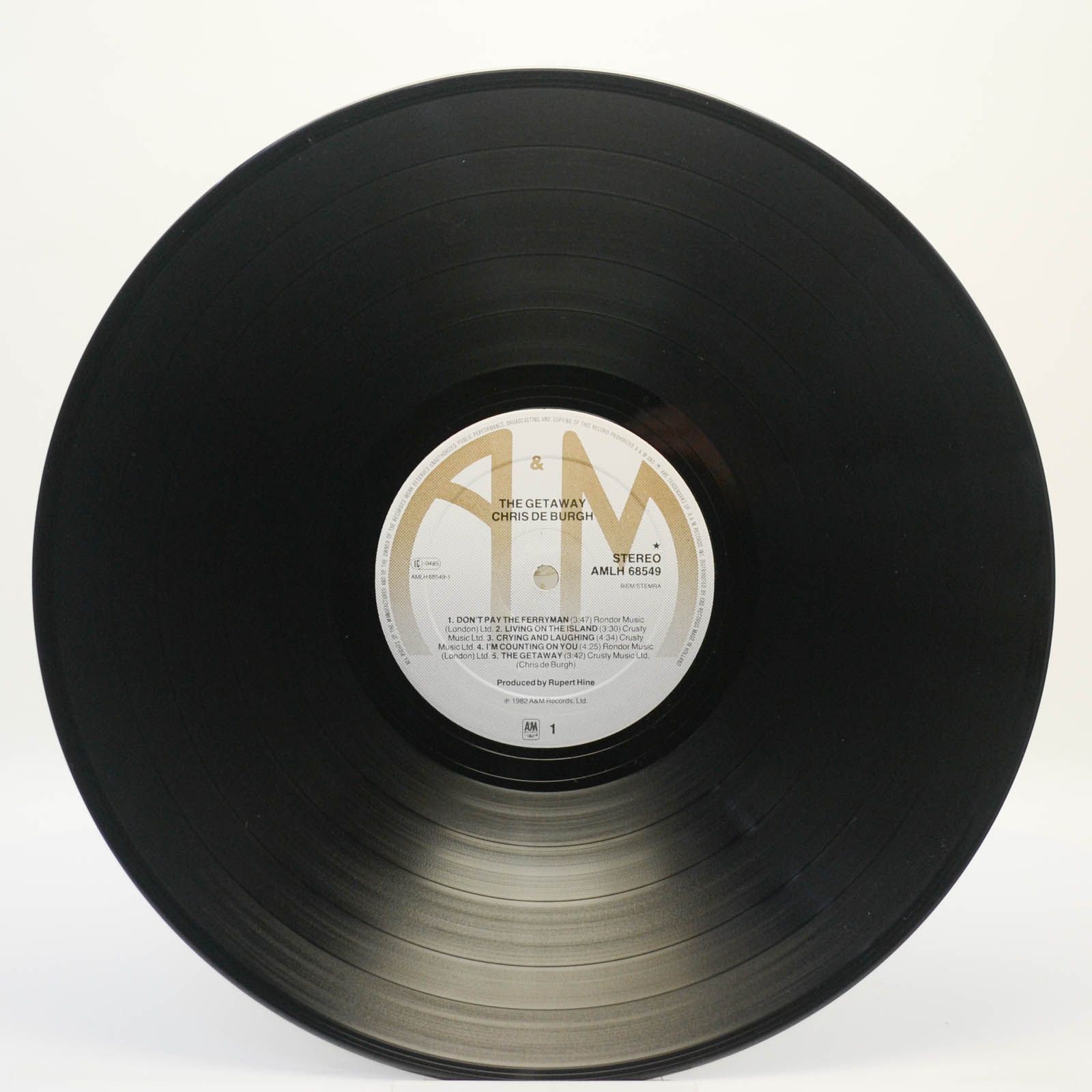 Chris de Burgh — The Getaway, 1982