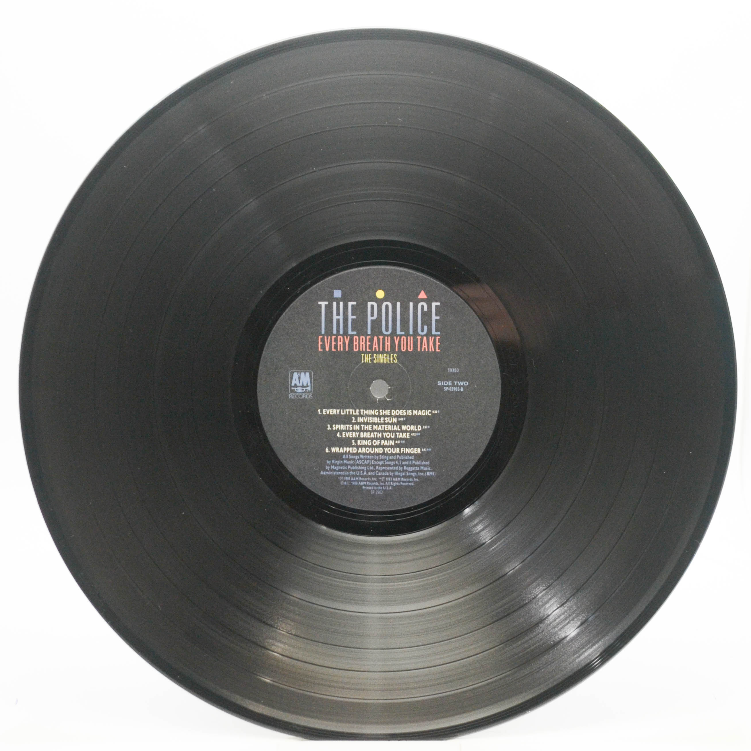 Police — Every Breath You Take (The Singles) (USA), 1986