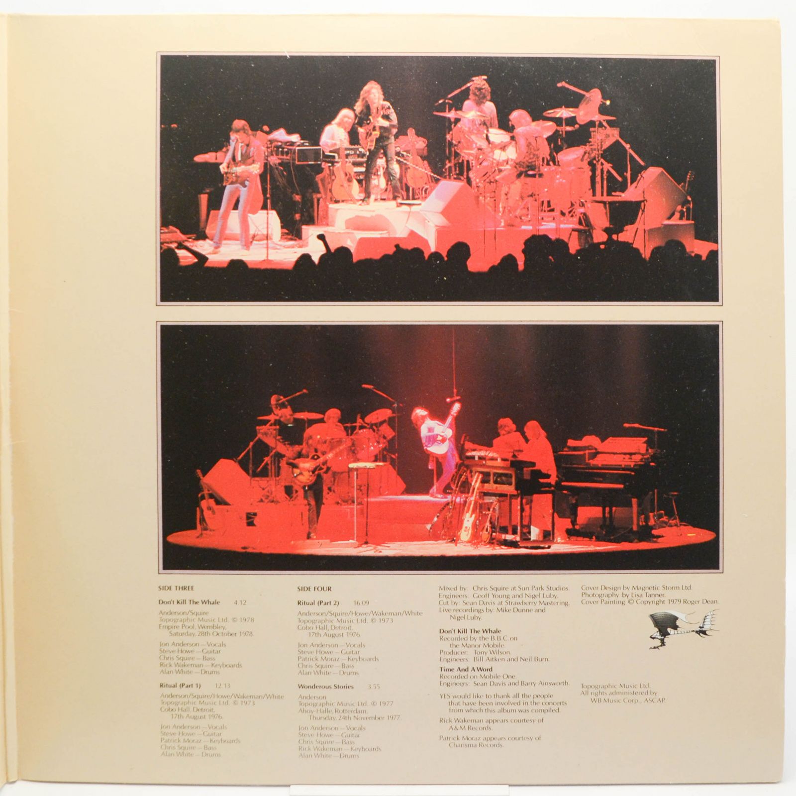 Yes — Yesshows (2LP), 1980