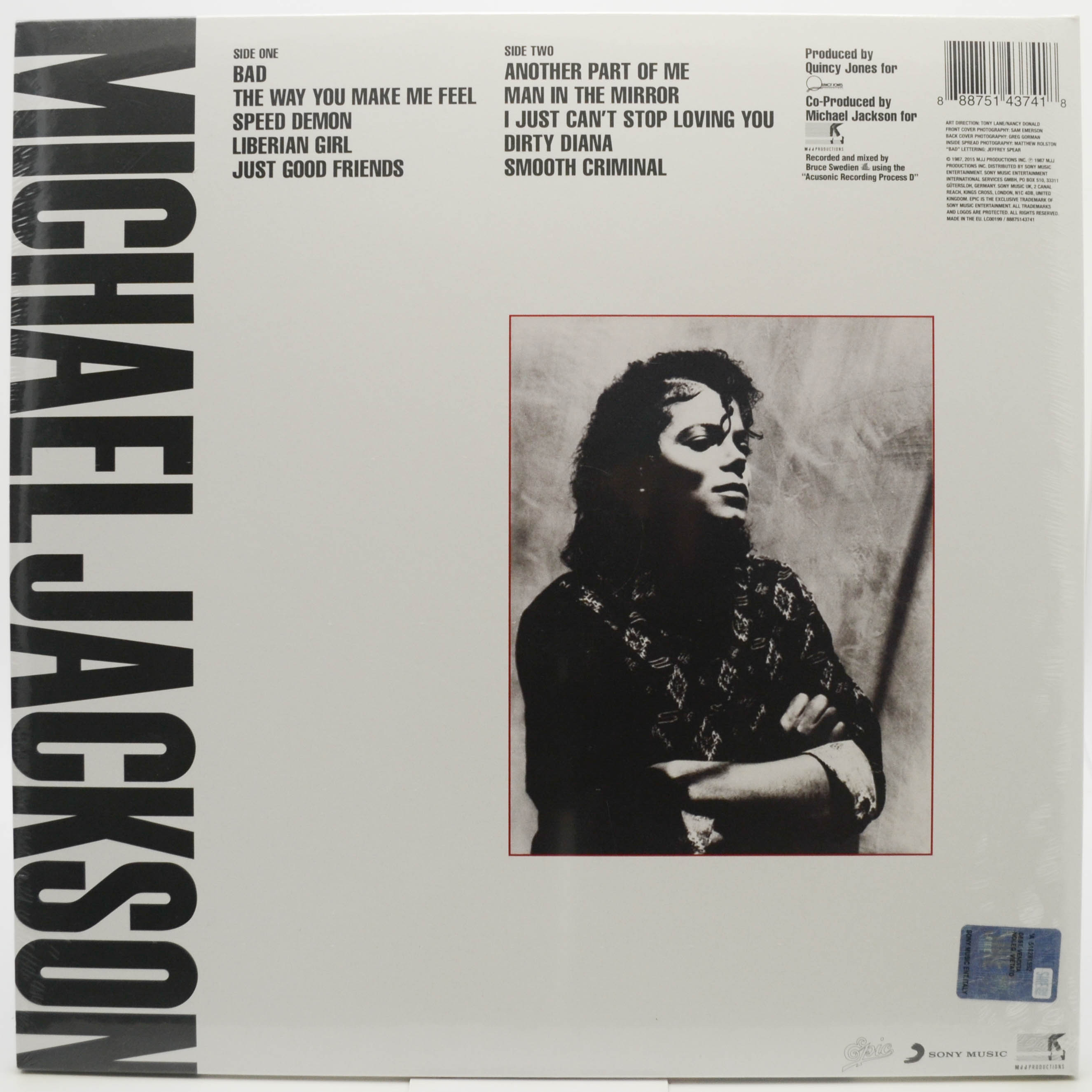 Michael Jackson — Bad, 1987