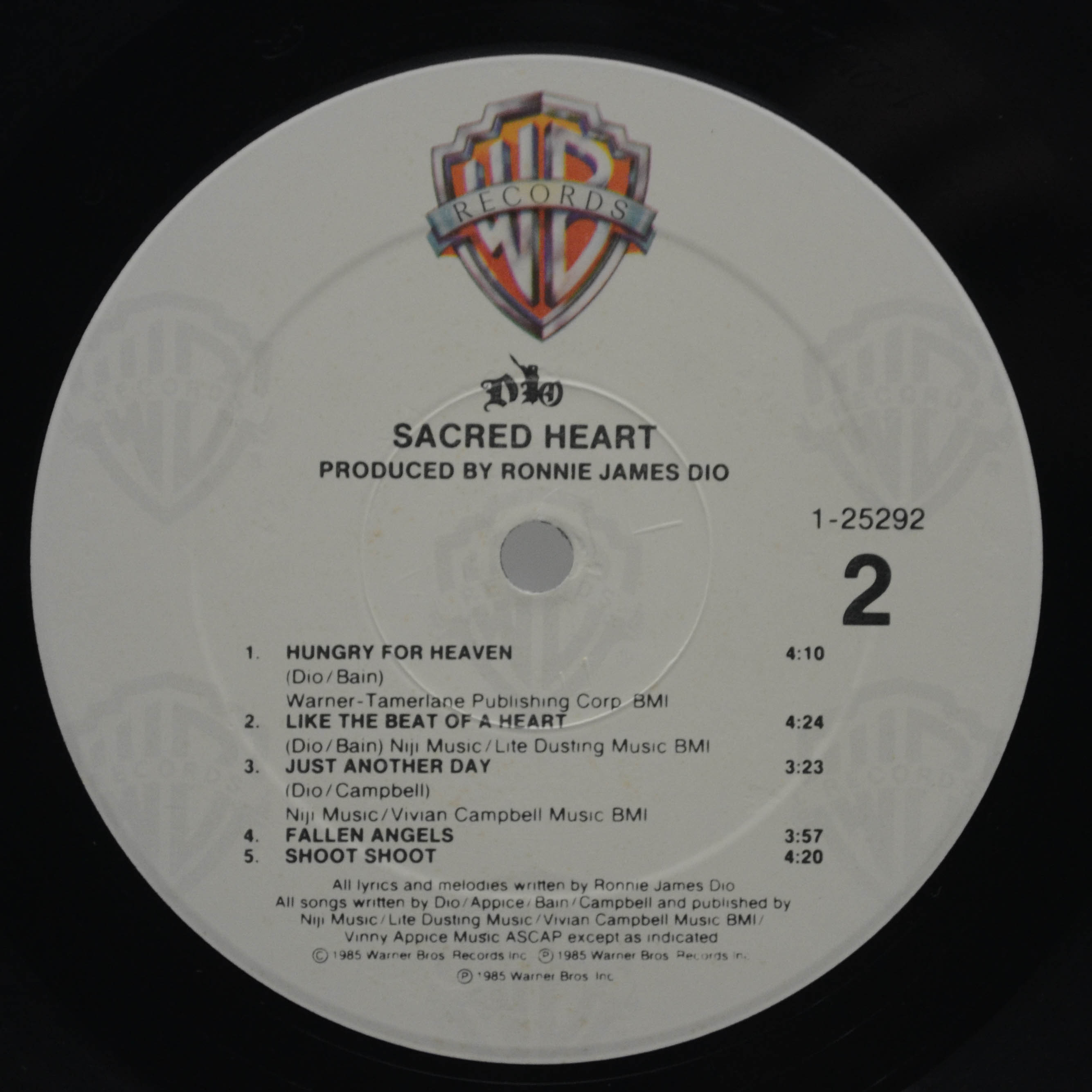 Dio — Sacred Heart (USA), 1985