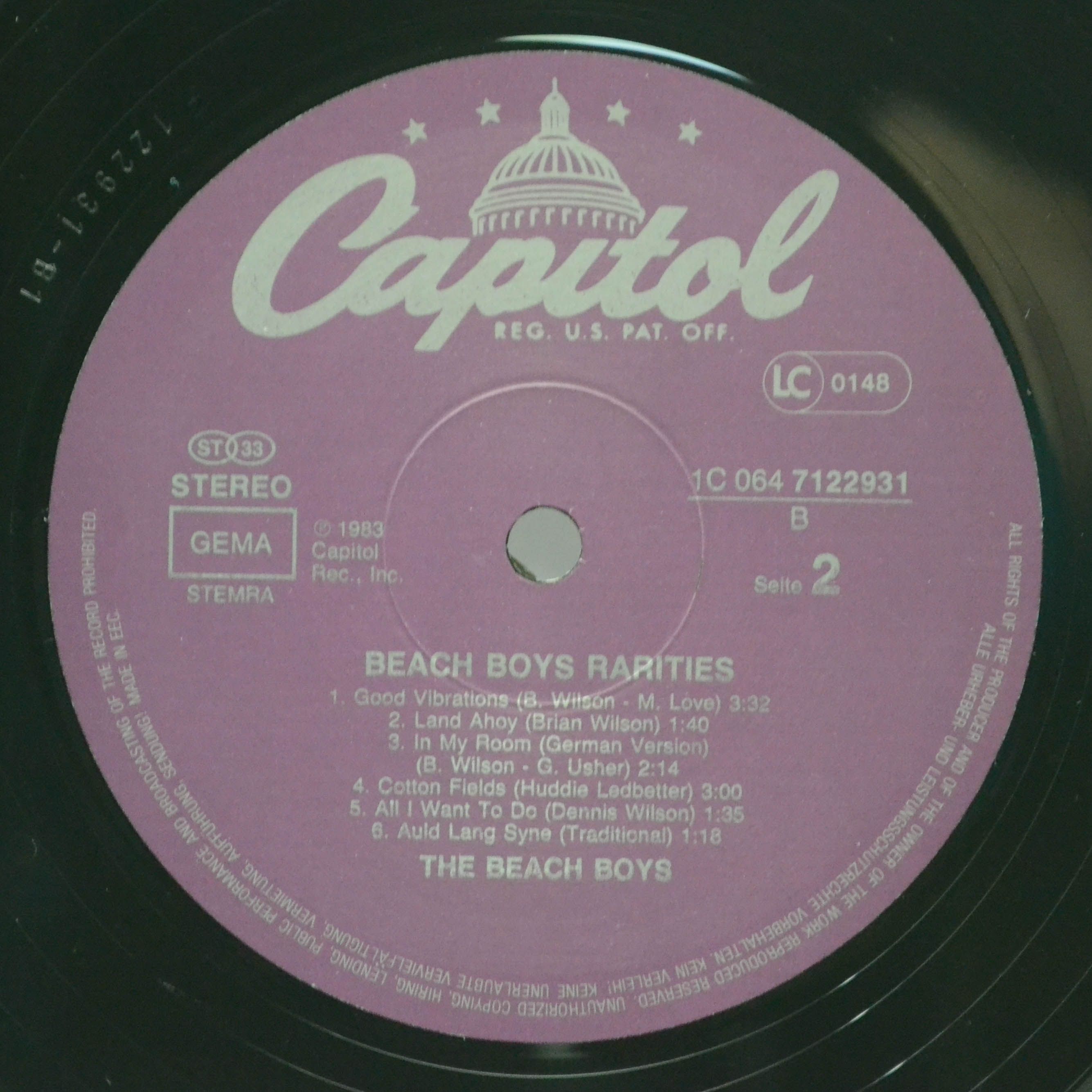 Beach Boys — Beach Boys Rarities, 1983