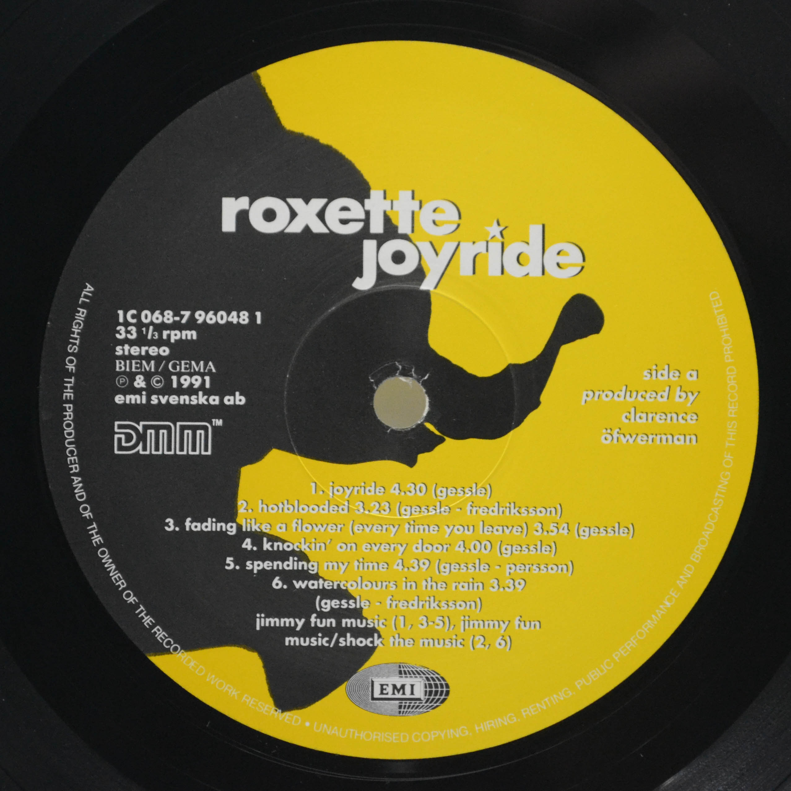 Roxette — Joyride, 1991