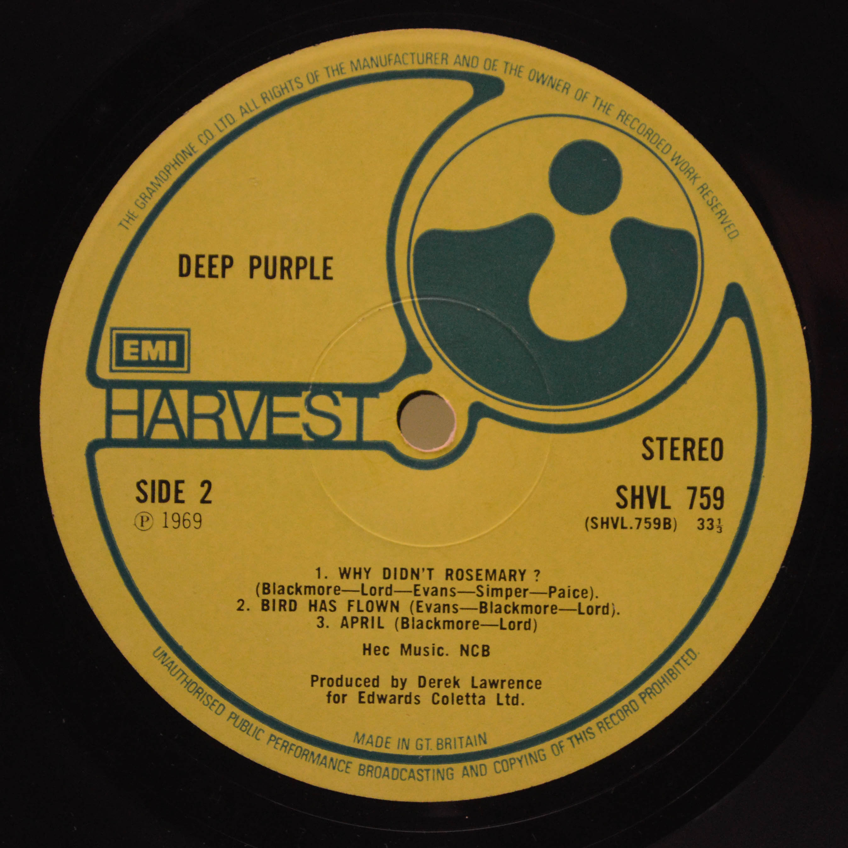 Deep Purple — Deep Purple, 1969