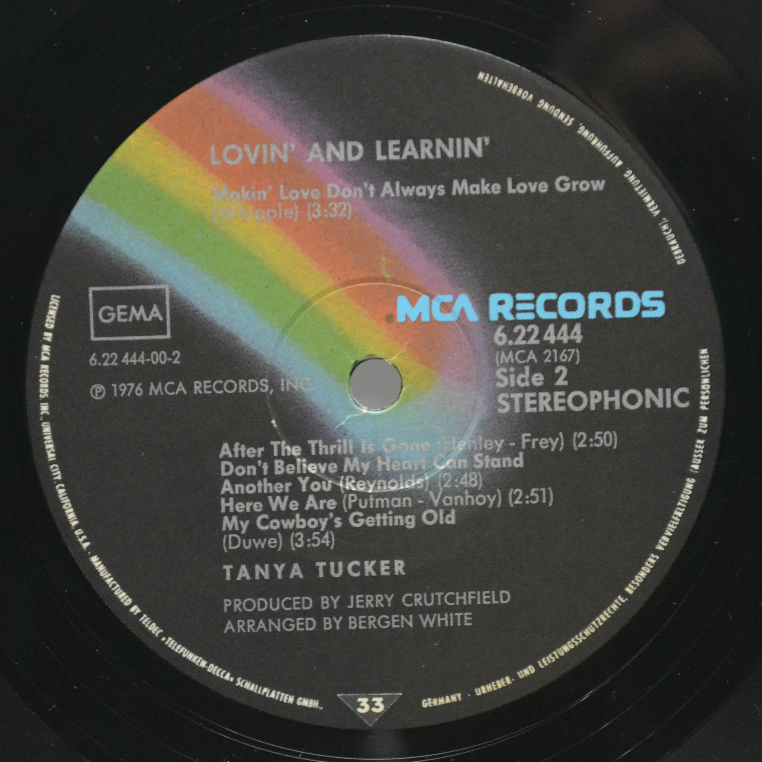 Tanya Tucker — Lovin' And Learnin', 1976