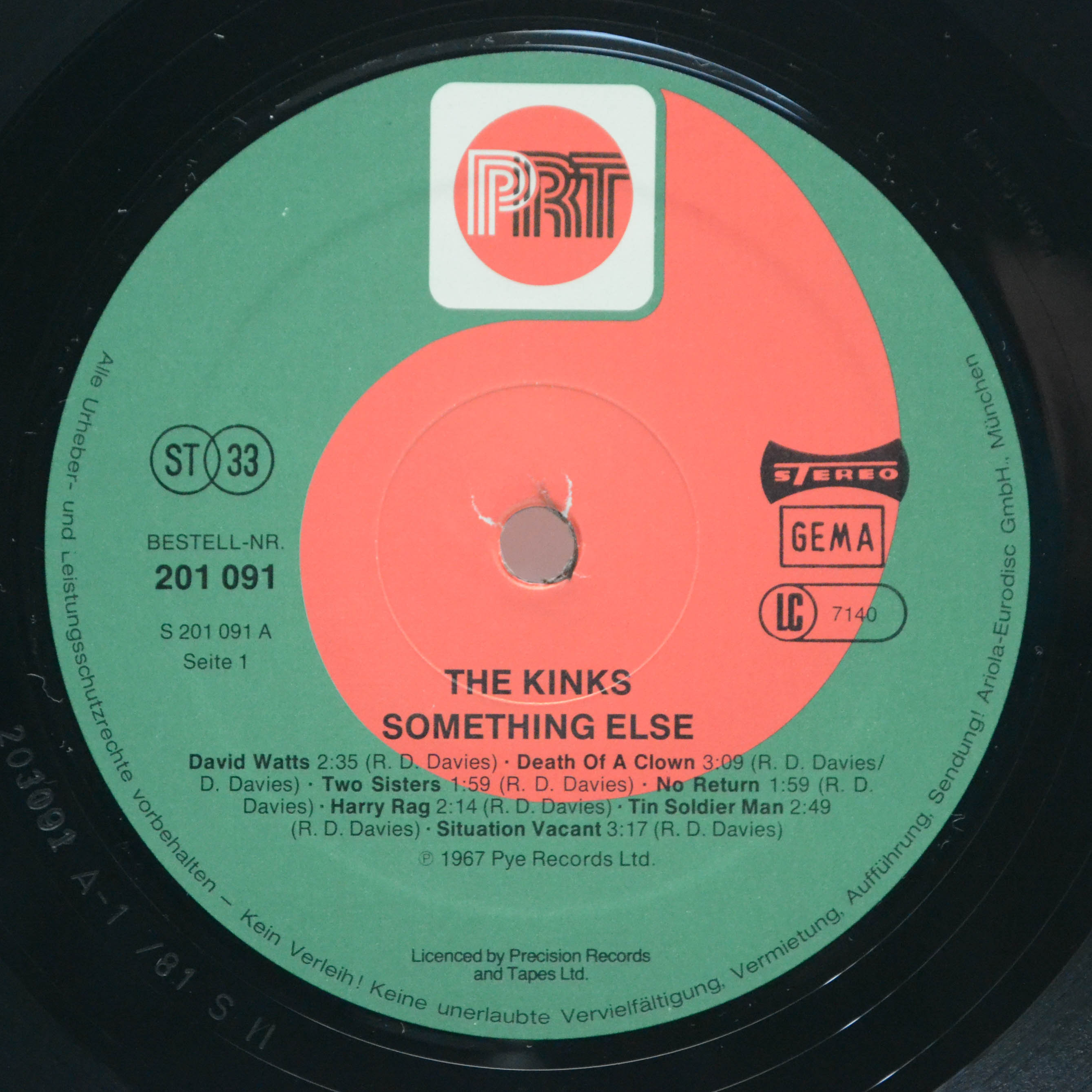 Kinks — Something Else By The Kinks, 1967