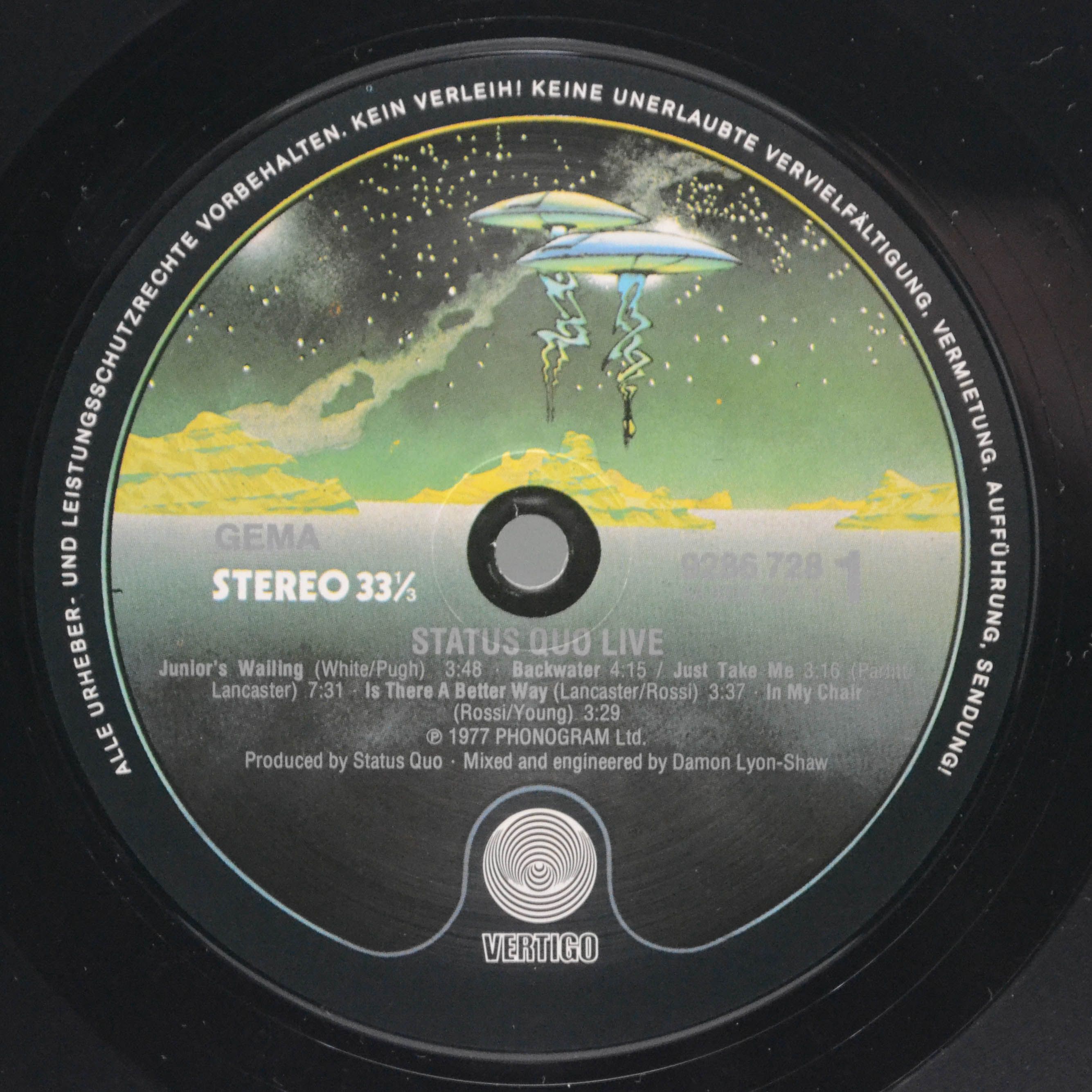 Status Quo — Live! (2LP, poster), 1977