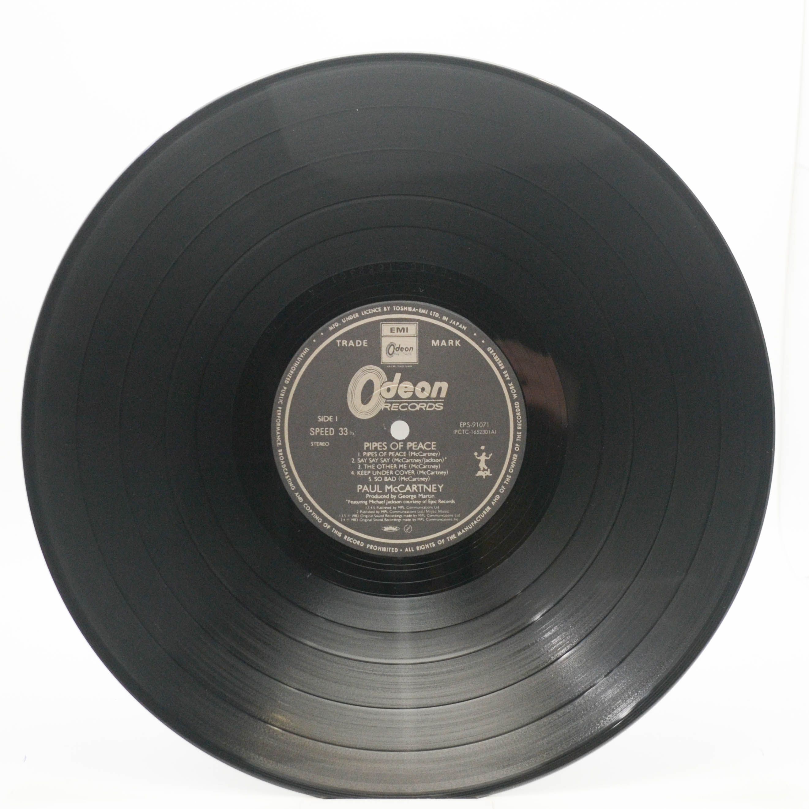 Paul McCartney — Pipes Of Peace, 1983