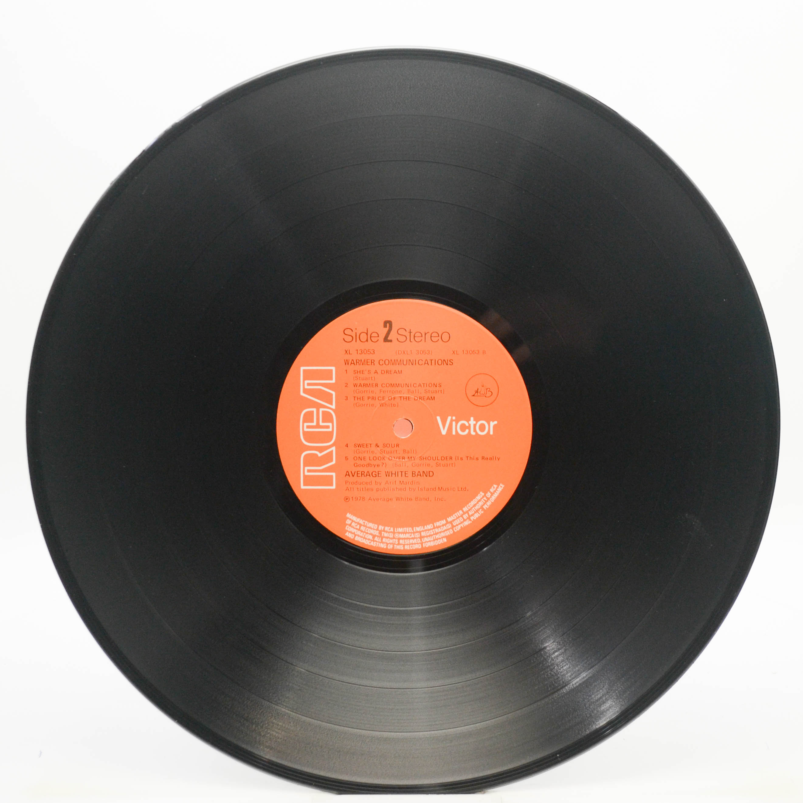 Average White Band — Warmer Communications (UK), 1978
