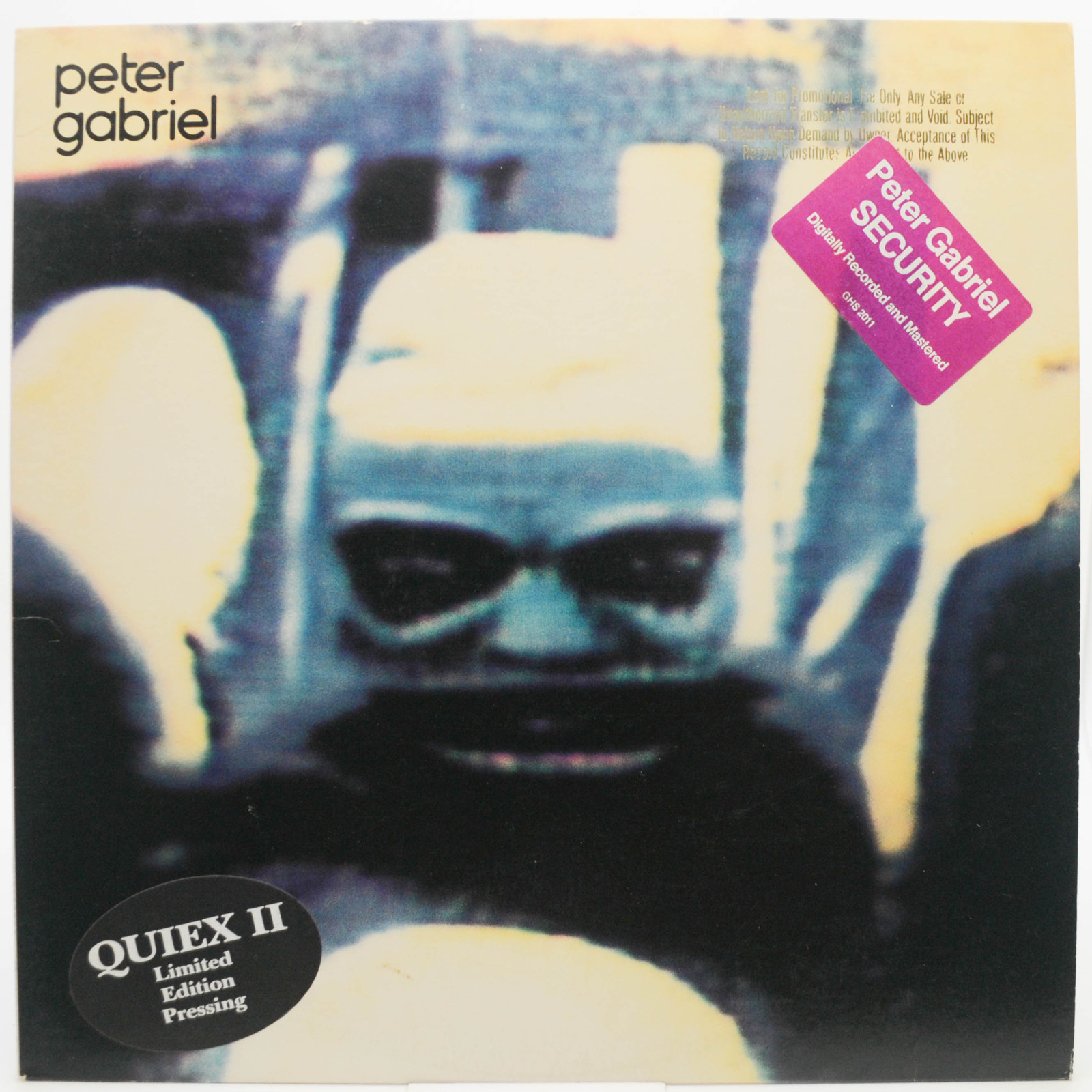 Peter Gabriel — Security (USA), 1982