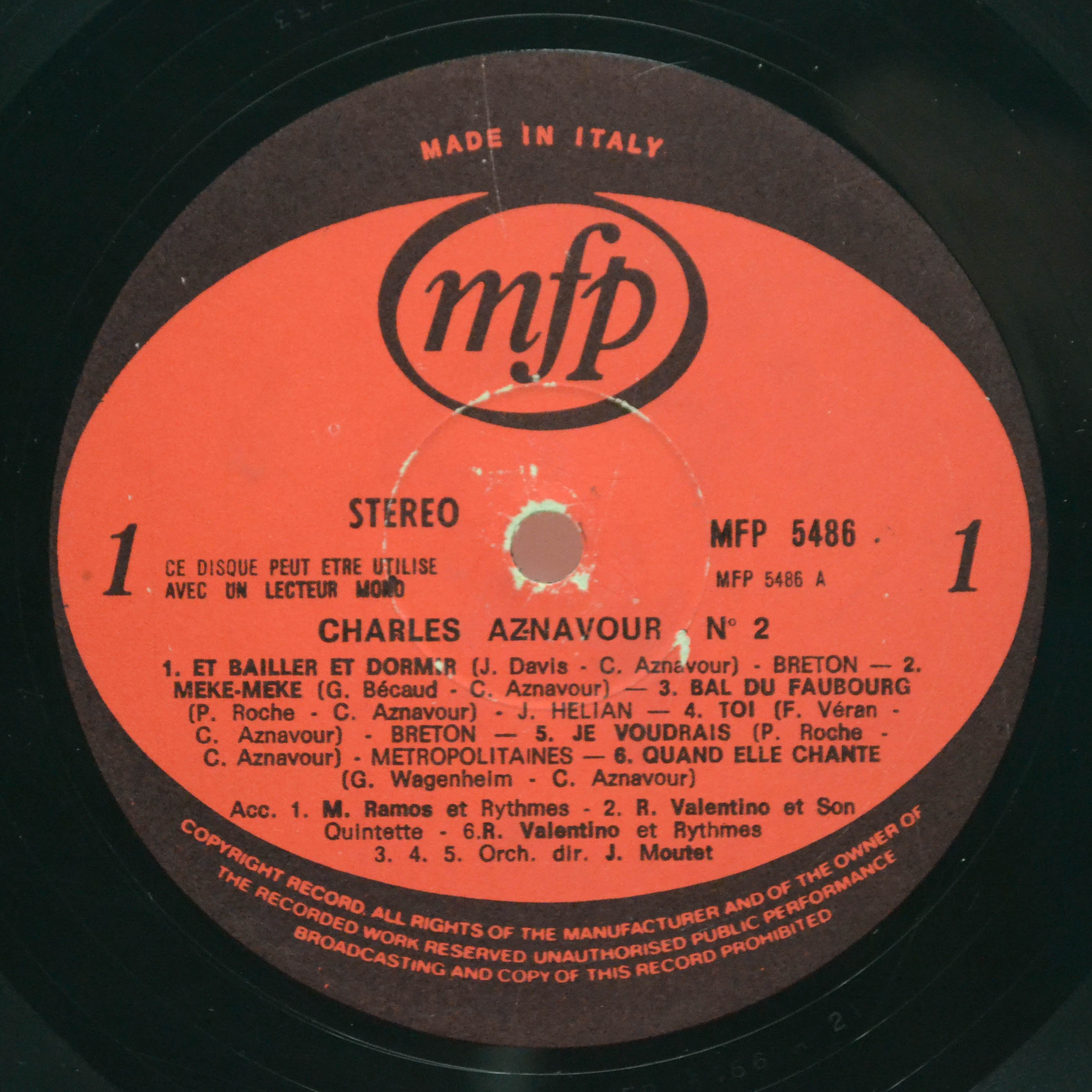 Charles Aznavour — N°2, 1971