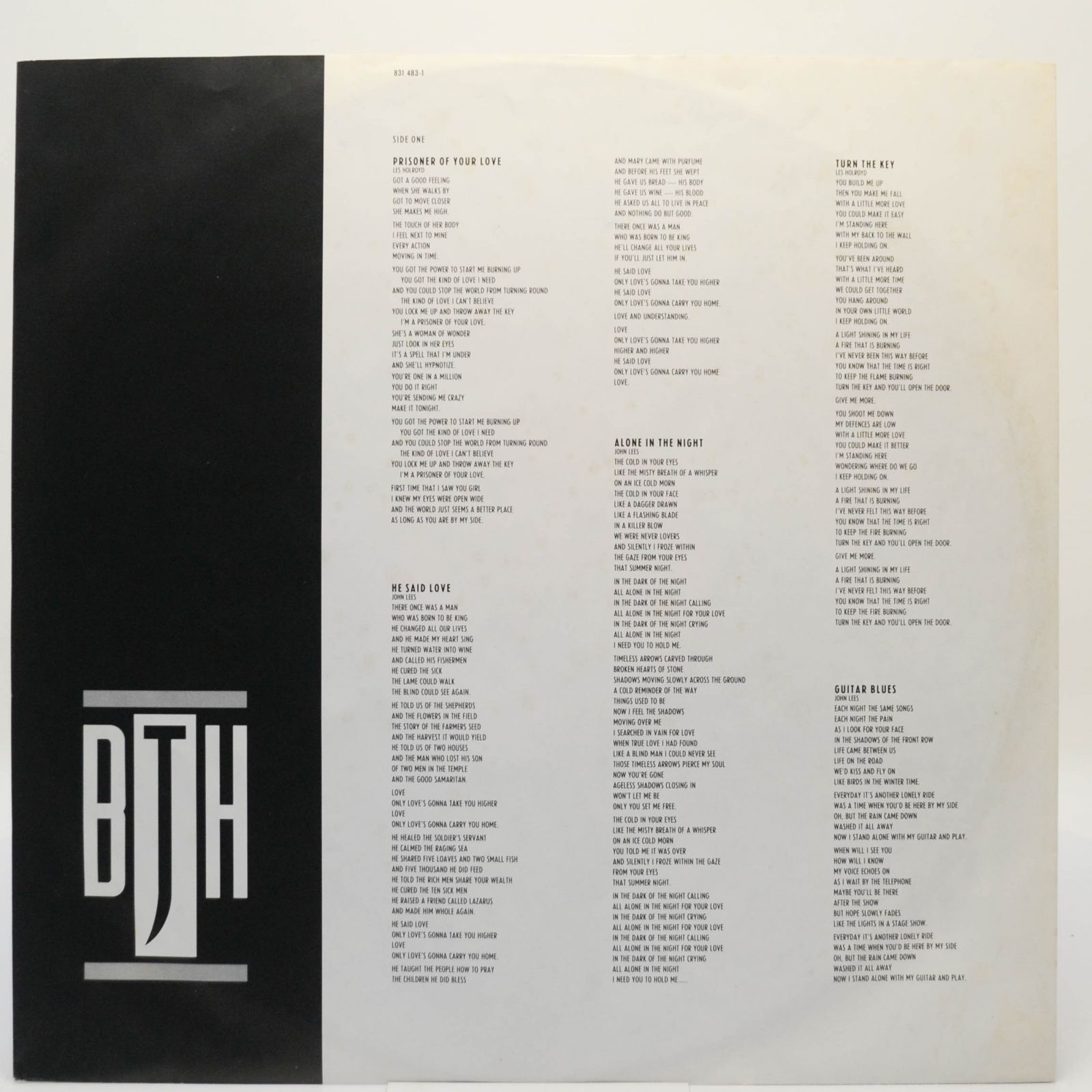 Barclay James Harvest — Face To Face, 1987