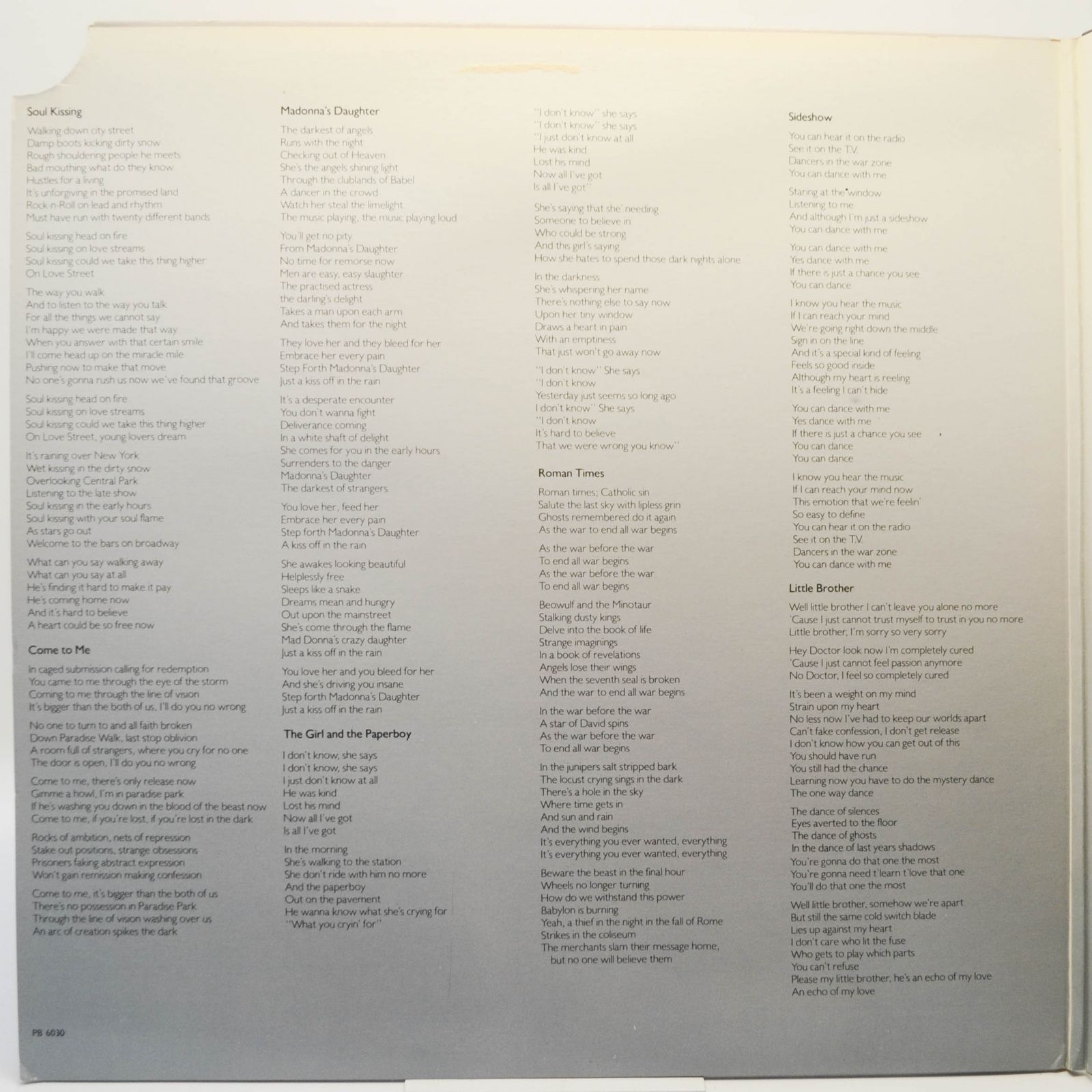 David Knopfler — Release (USA), 1983