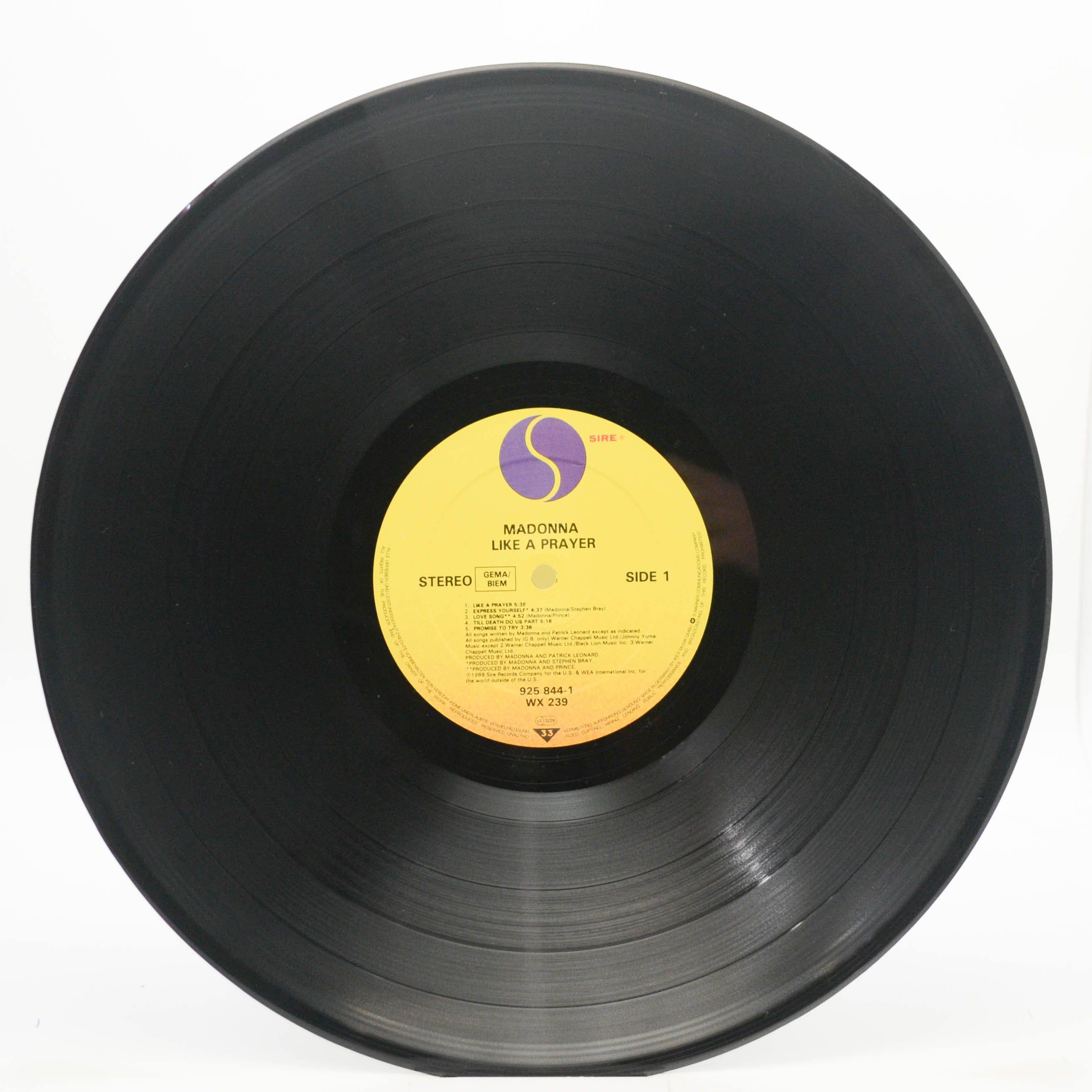 Madonna — Like A Prayer, 1989