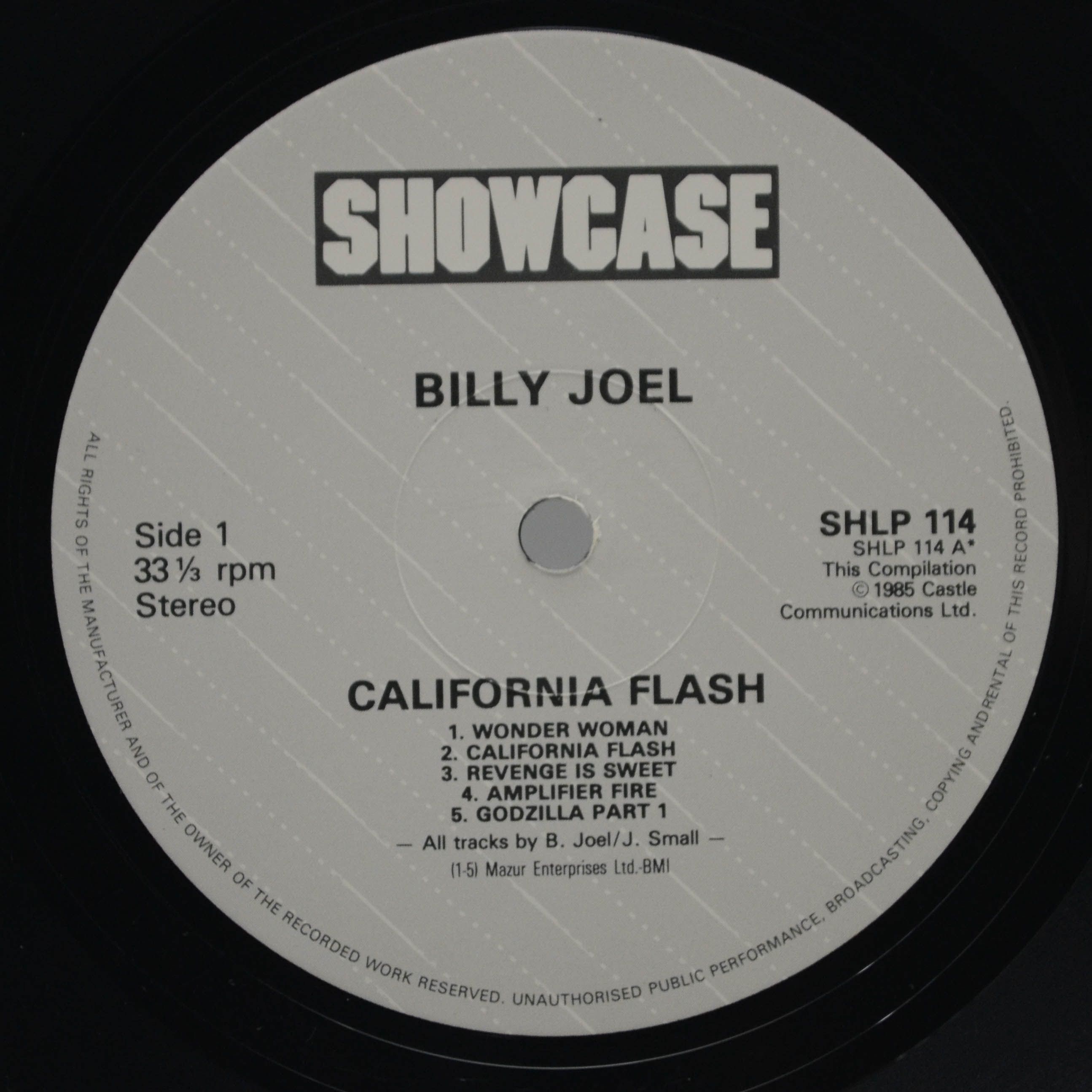 Billy Joel — California Flash (UK), 1970