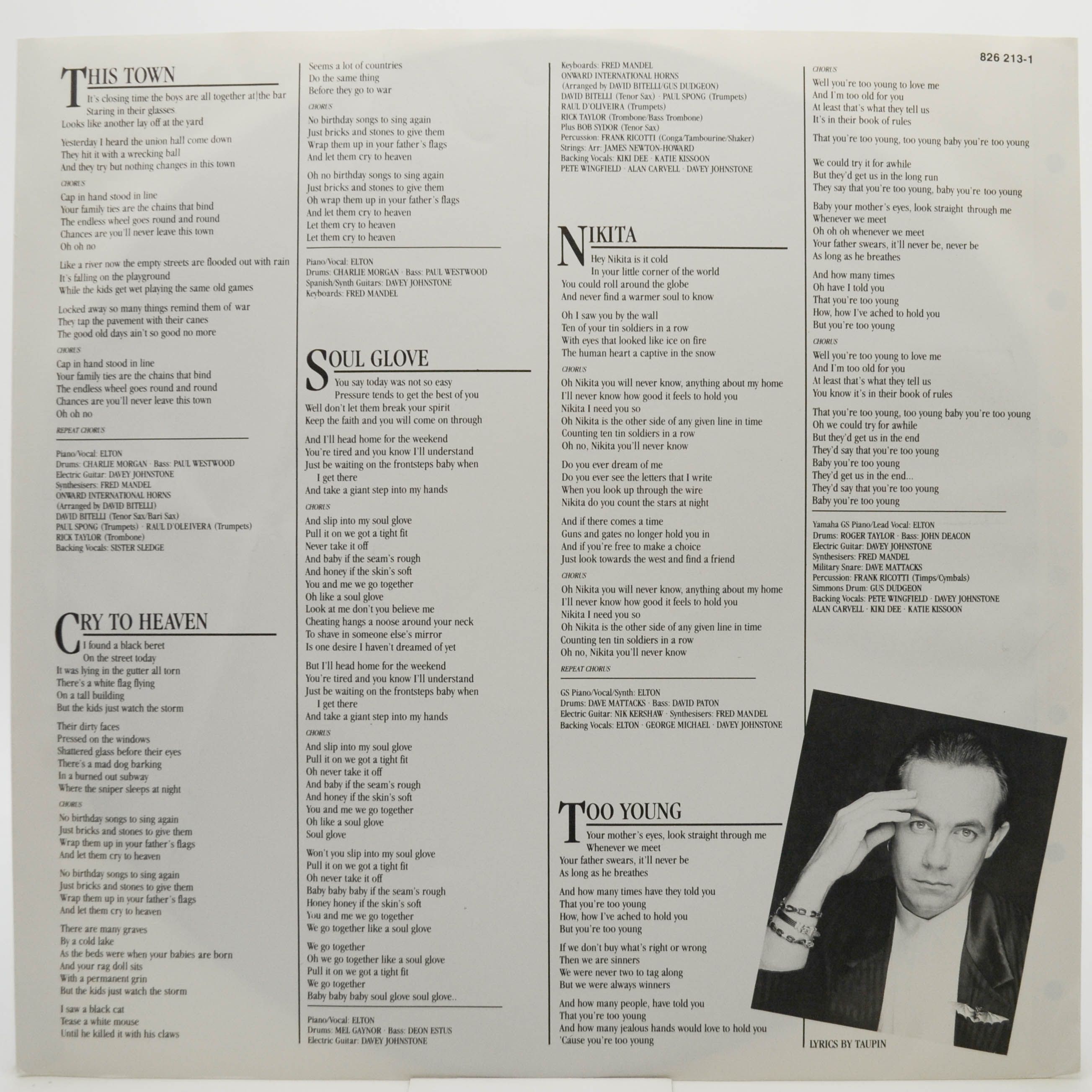 Elton John — Ice On Fire, 1985