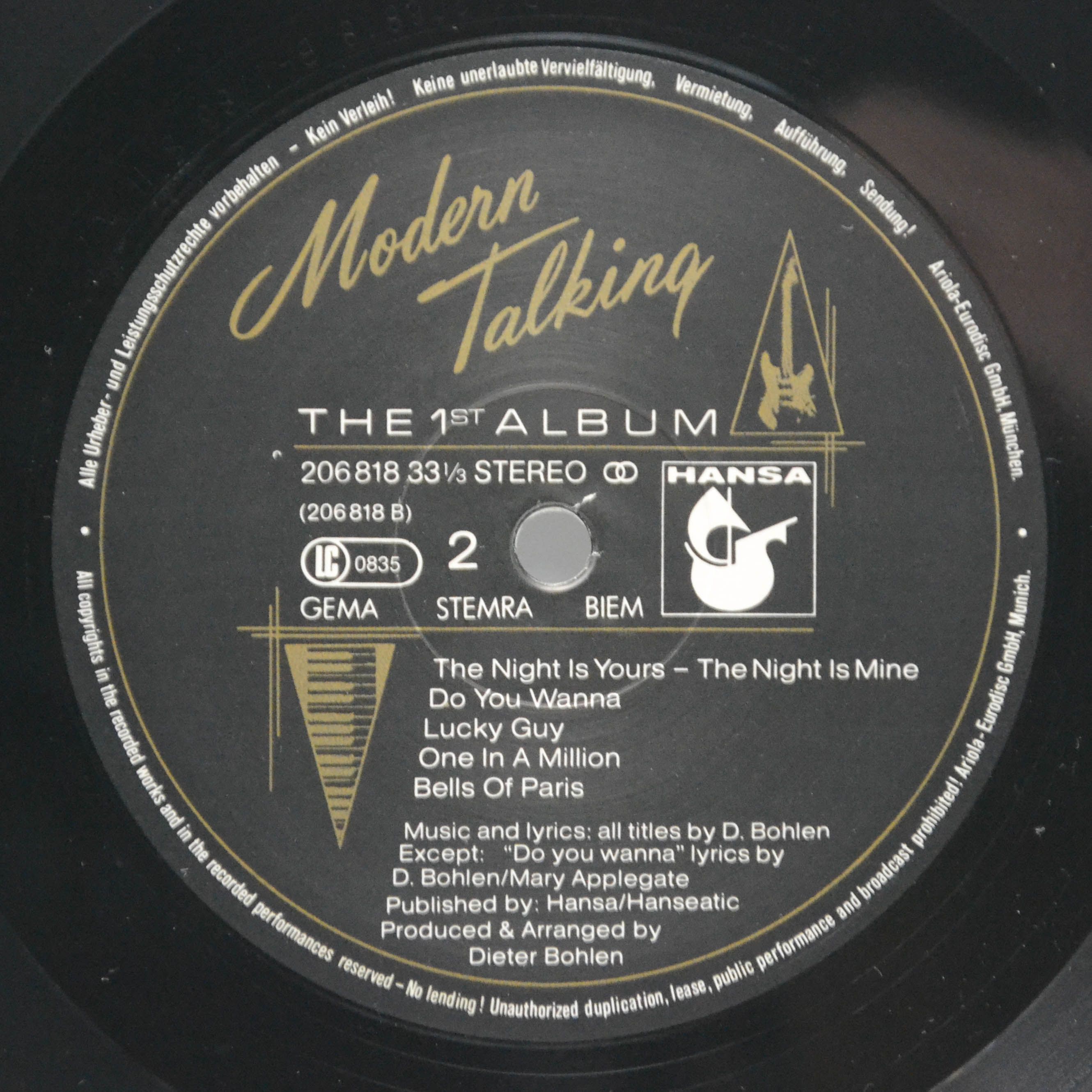 Modern Talking — The 1st Album, 1985
