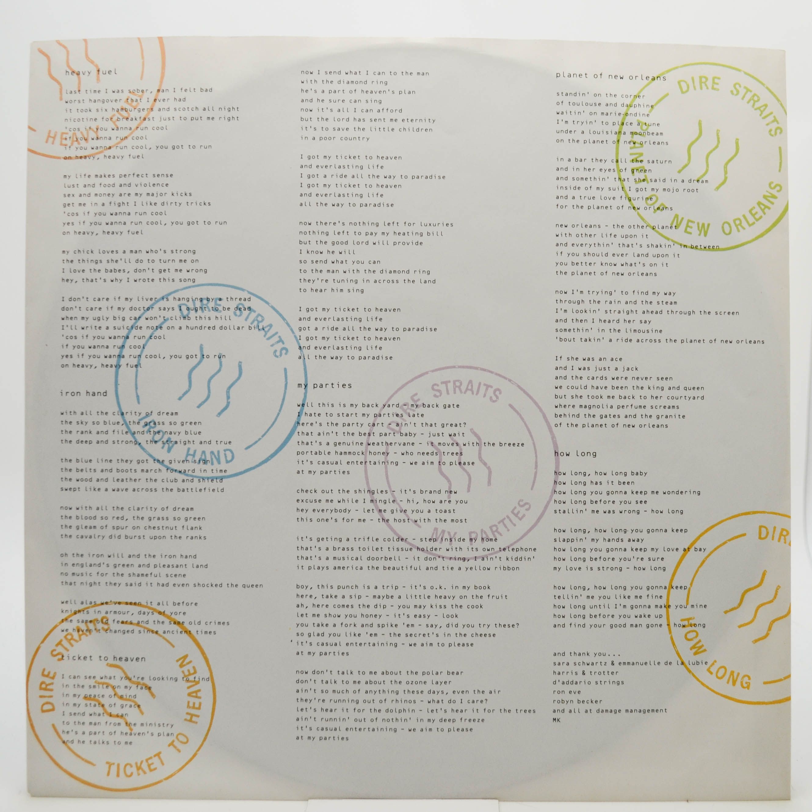 Dire Straits — On Every Street, 1991