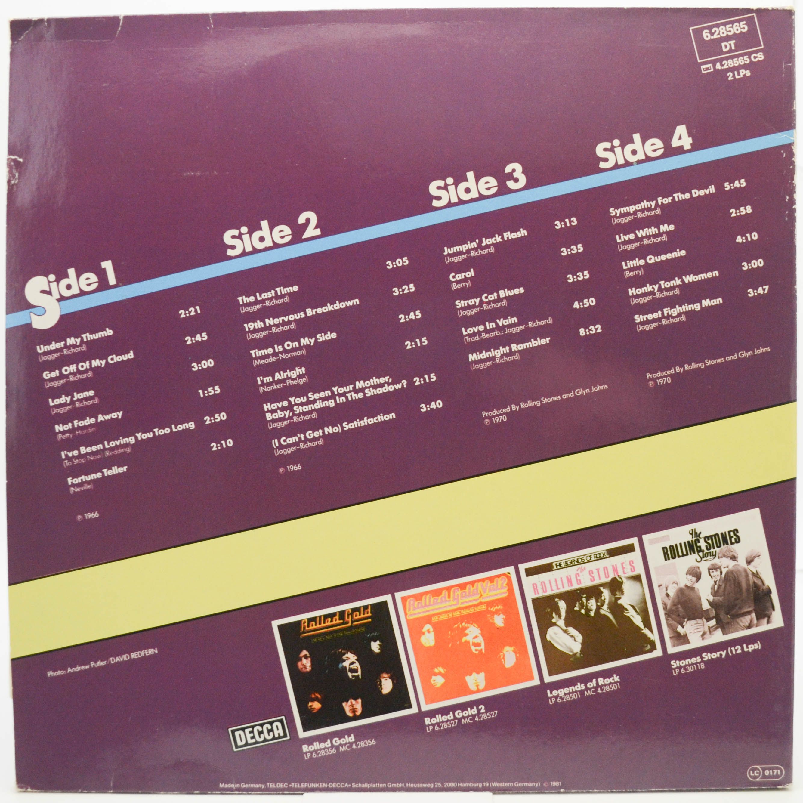 Rolling Stones — In Concert (2LP), 1981