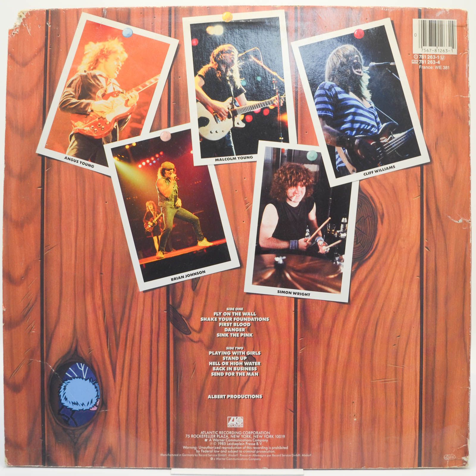 AC/DC — Fly On The Wall, 1985