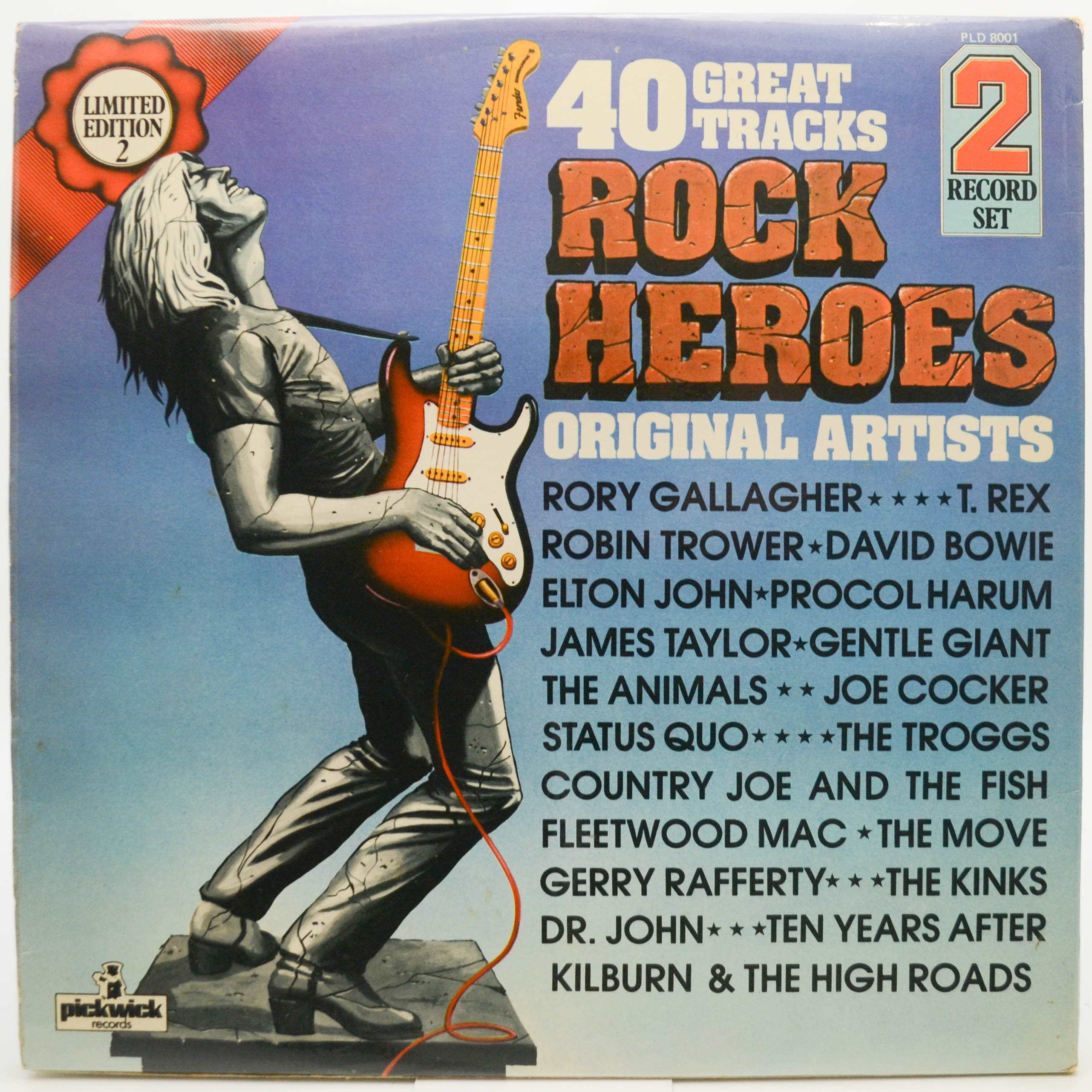 Various — Rock Heroes (2LP, UK), 1979