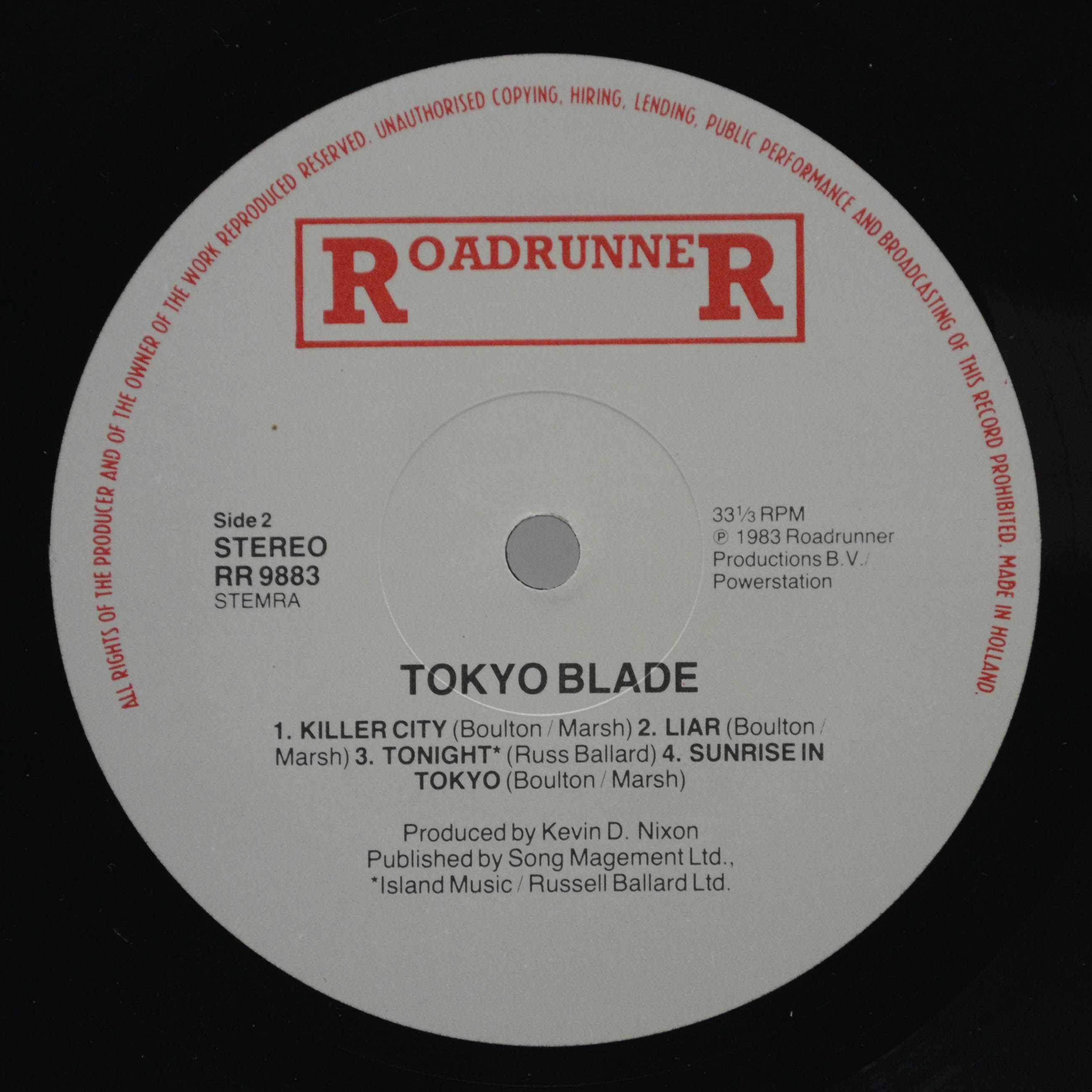 Tokyo Blade — Tokyo Blade, 1983