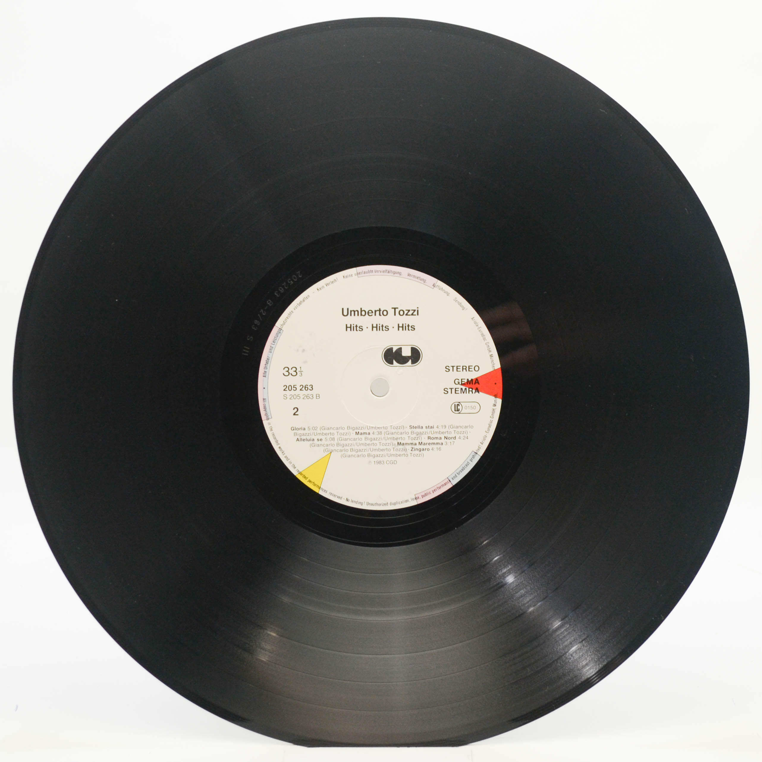 Umberto Tozzi — Hits Hits Hits, 1983