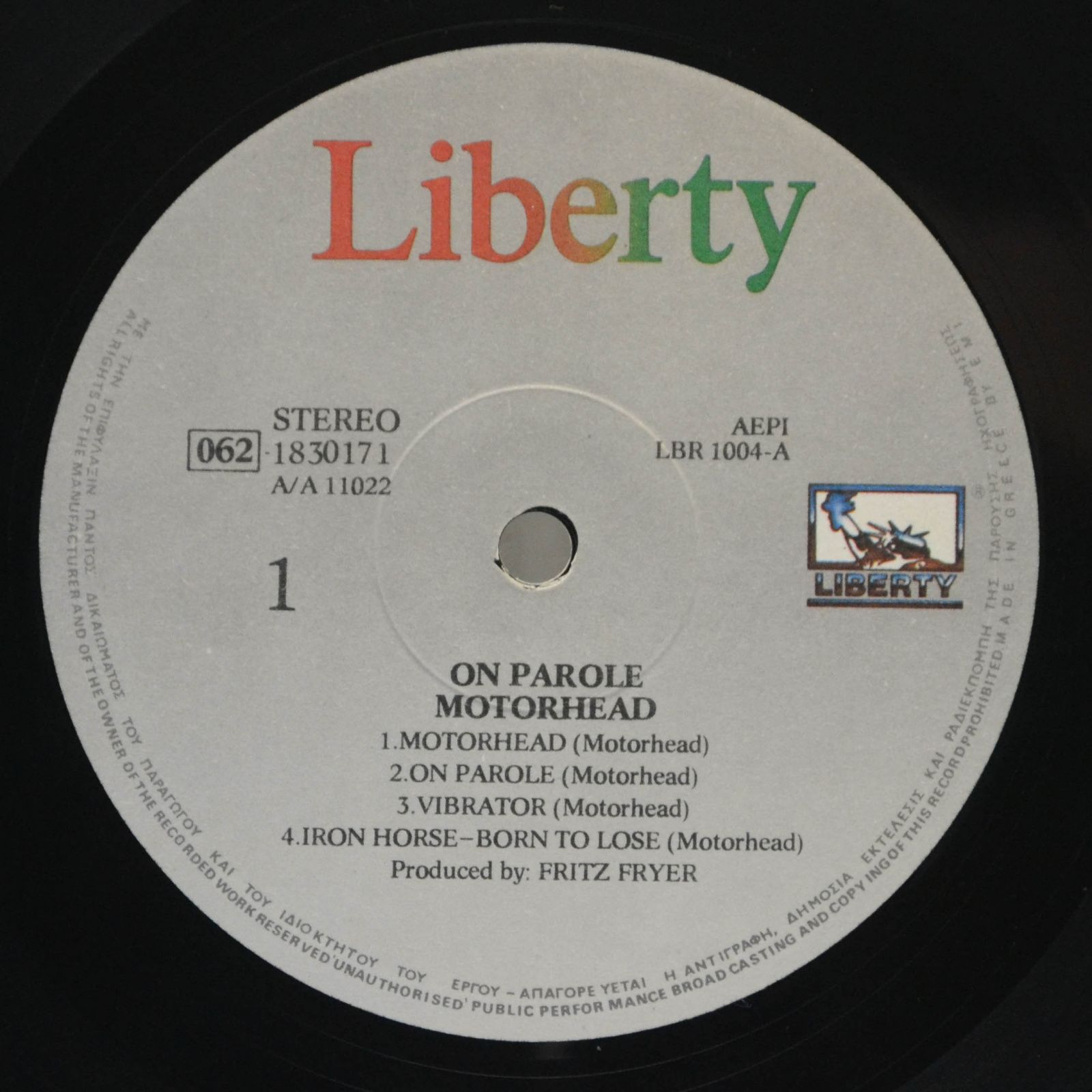 Motörhead — On Parole, 1984