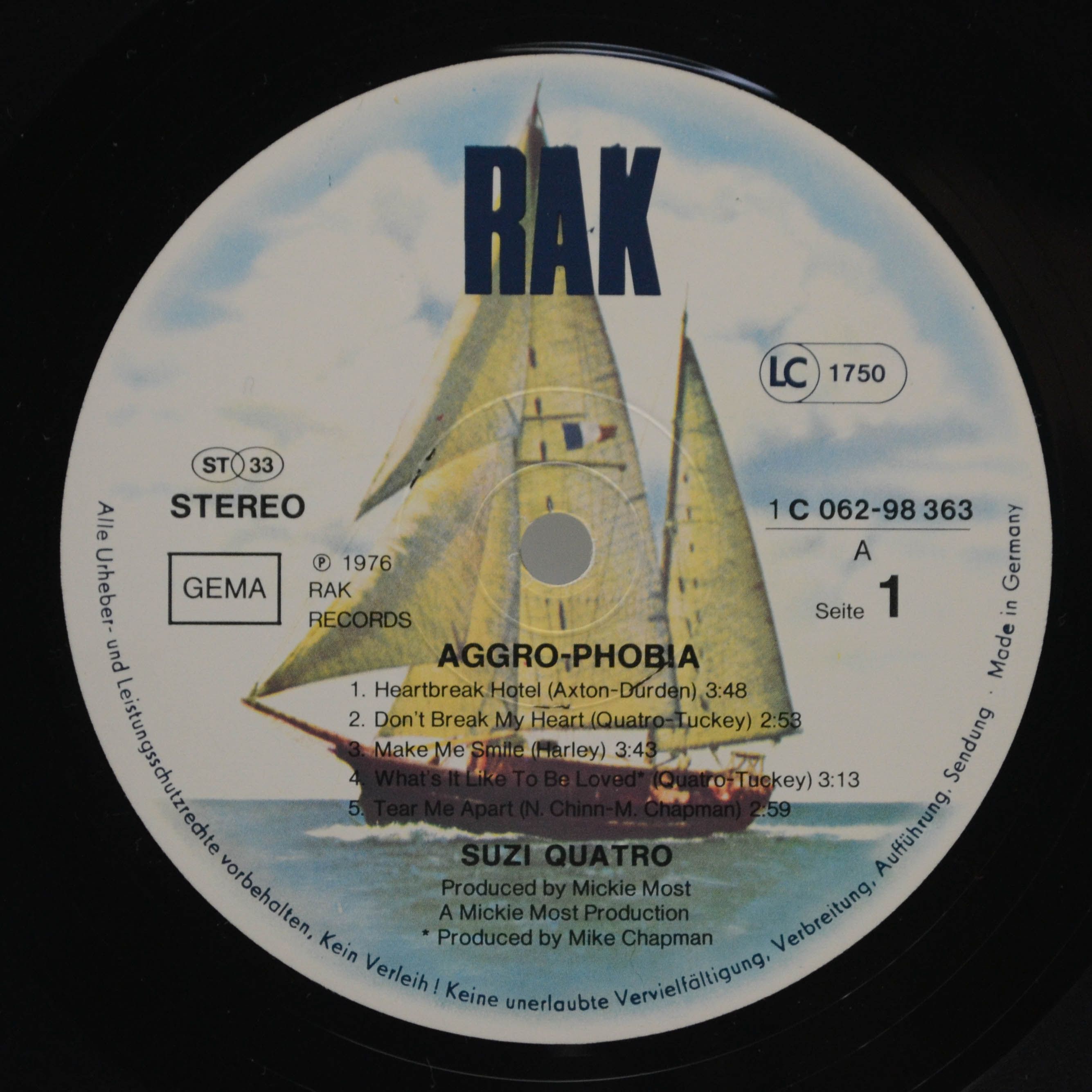 Suzi Quatro — Aggro-Phobia, 1976